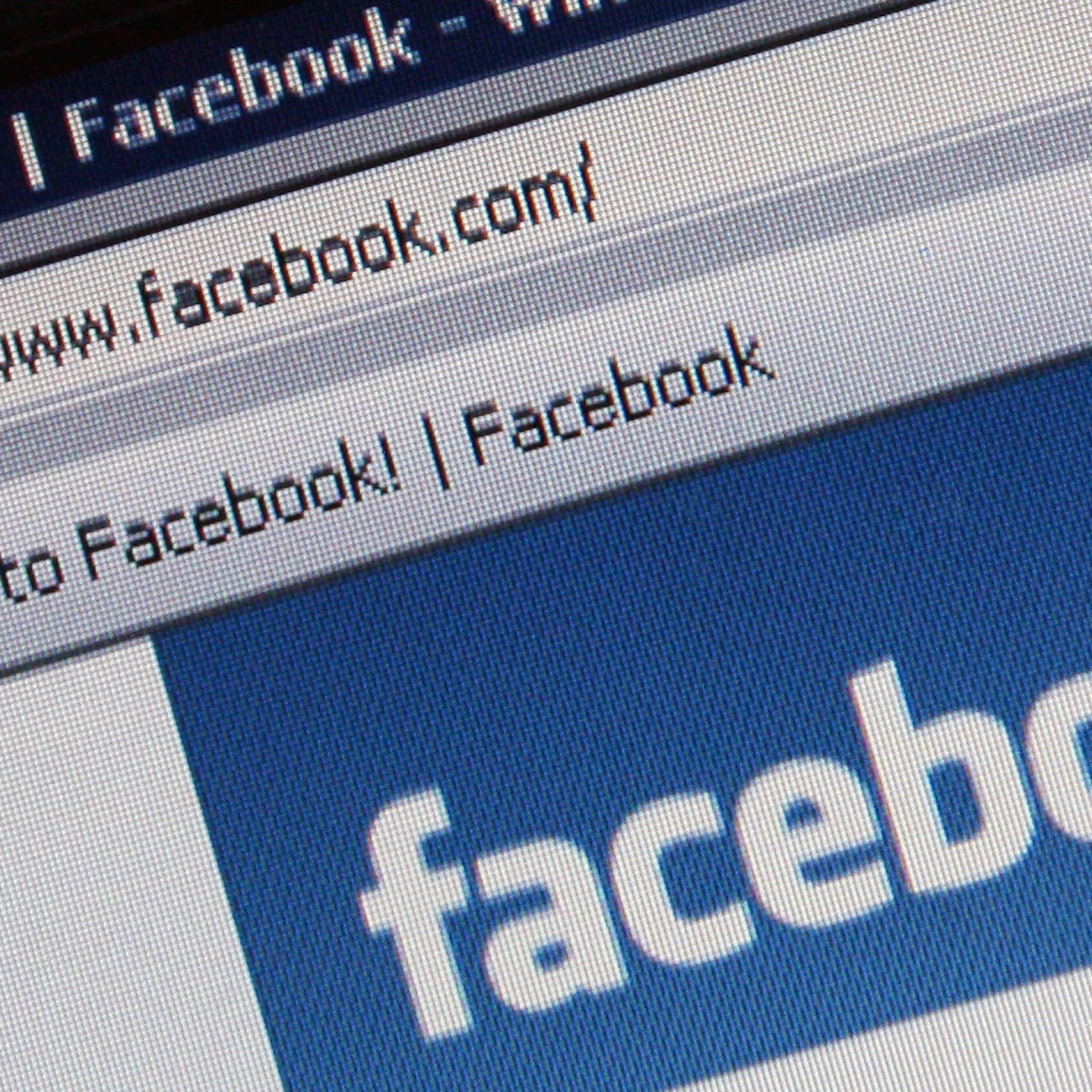 In this photo illustration the Social networking site Facebook is displayed on a laptop screen on March 25, 2009 in London, England.