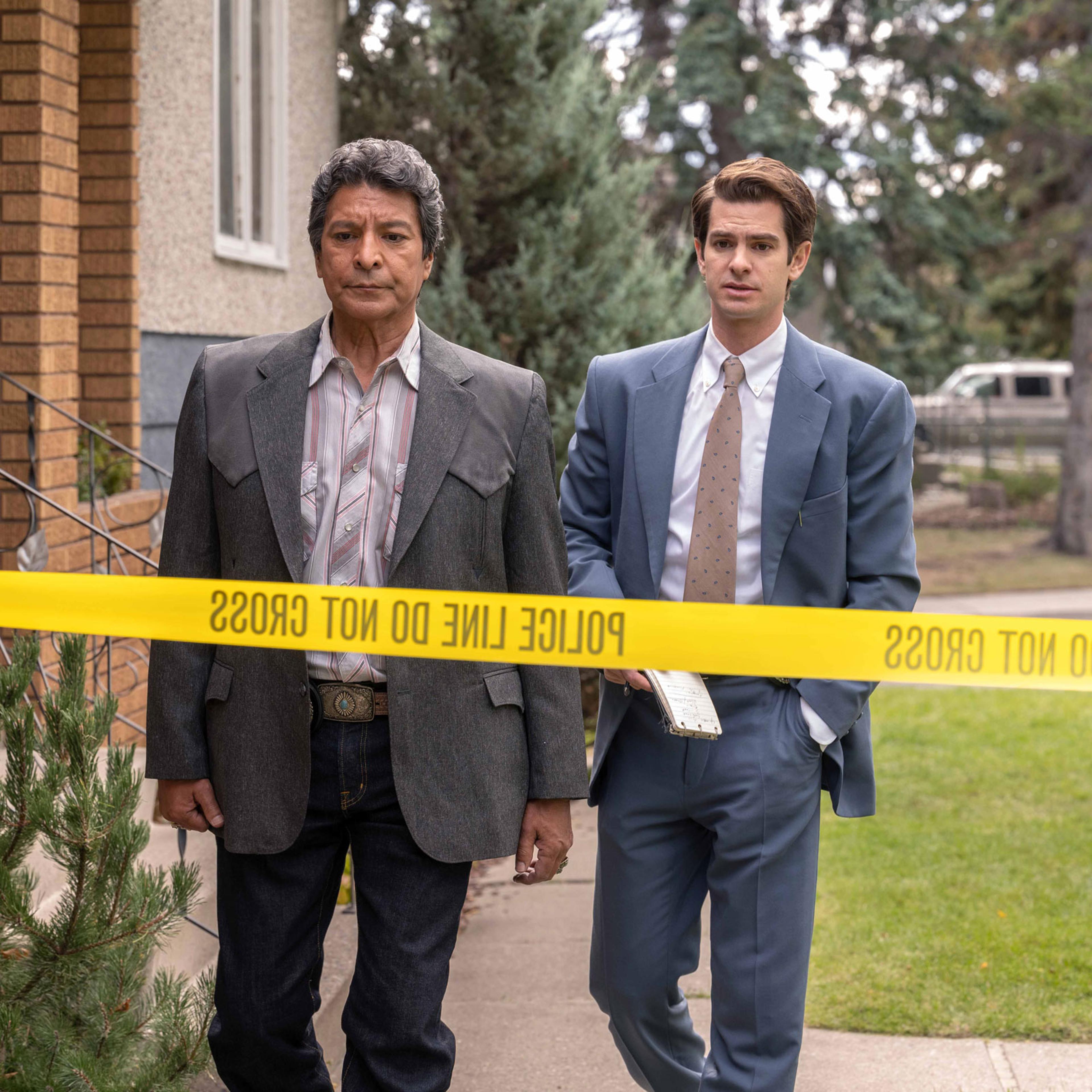 Gil Birmingham as Bill Taba, Andrew Garfield as Jeb Pyre