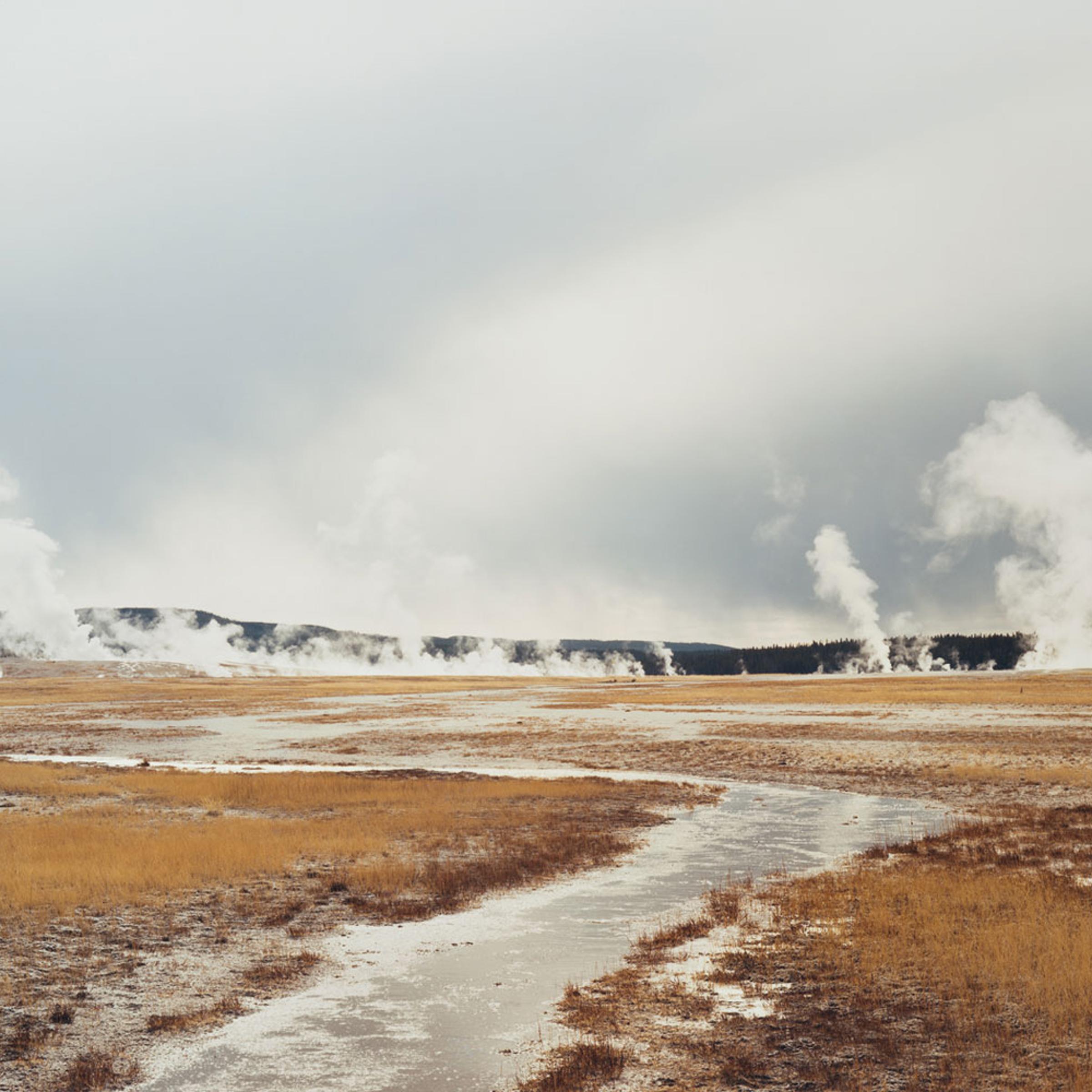 <i>Untitled (Distant steam vents)</i>, Yellowstone National Park, 2008