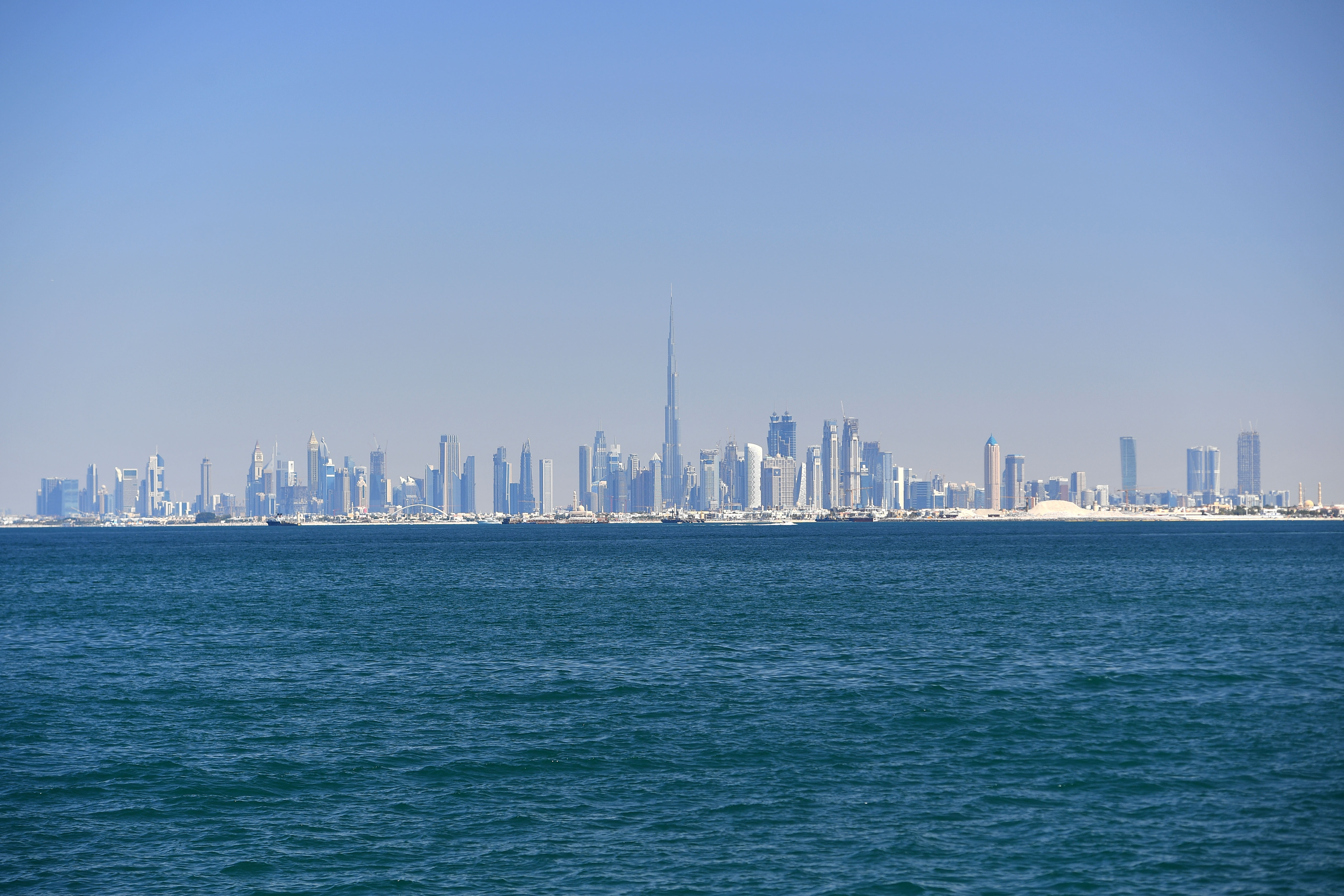 The skyline of Dubai