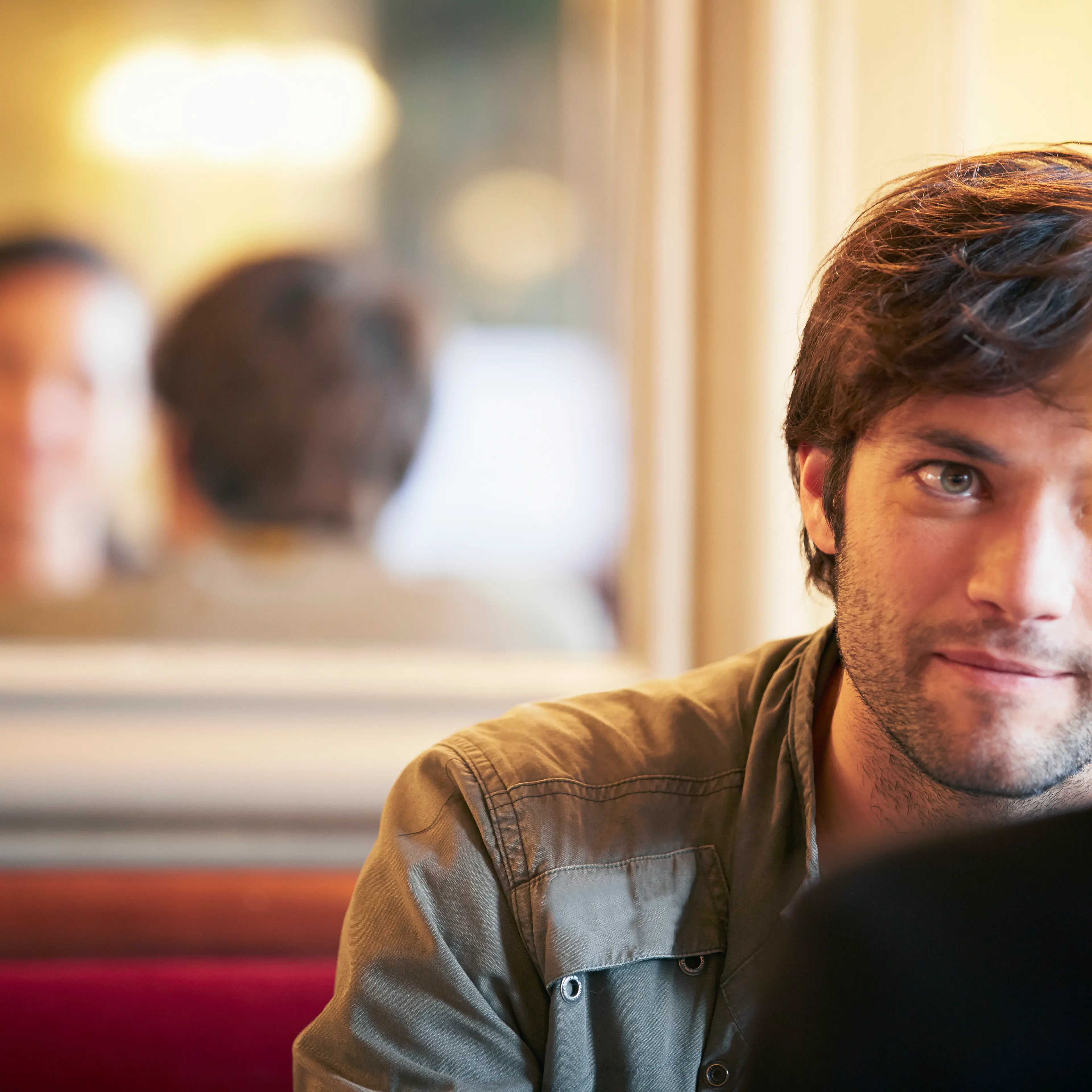 man-listening-conversation