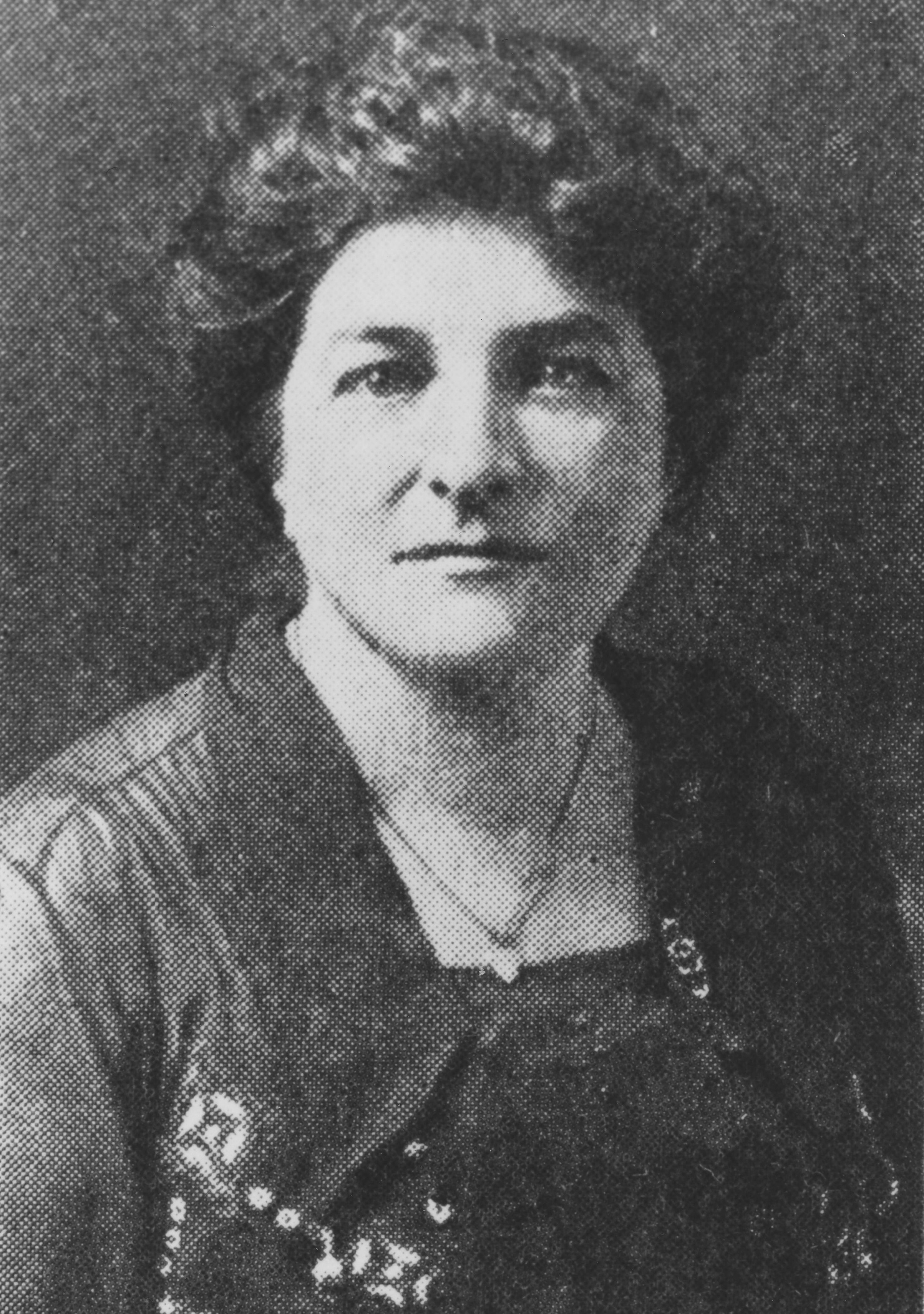 Opha May Jacob Johnson, the first woman to be sworn into the Marines on Aug. 13, 1918, in an undated photo.