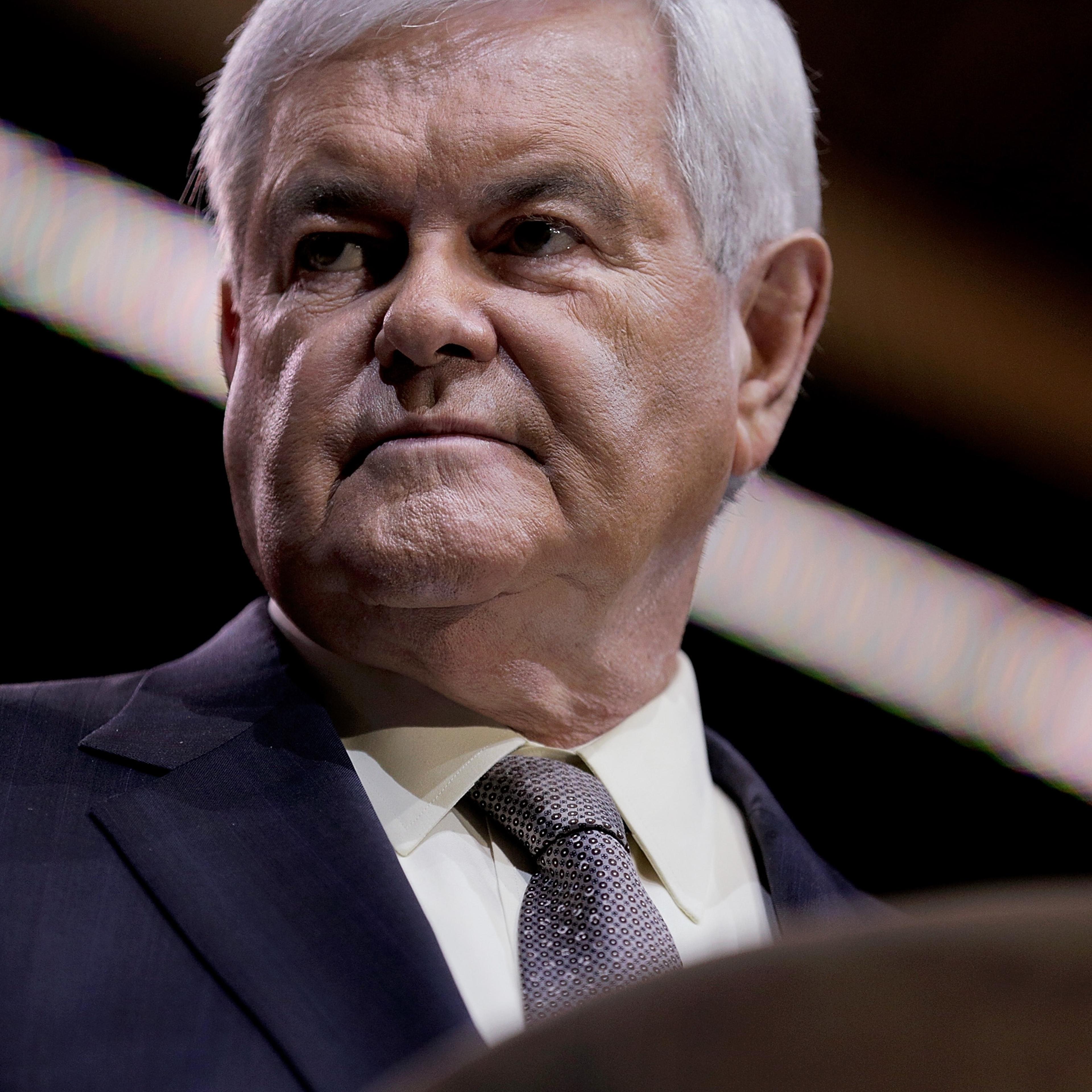 Newt Gingrich, former speaker of the U.S. House of Representatives, speaks during the 41st annual Conservative Political Action Conference at the Gaylord International Hotel and Conference Center in National Harbor, Md., on March 8, 2014.