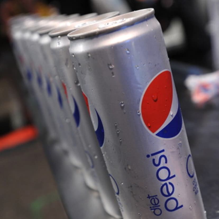 Diet Pepsi cans displayed at NYC's Wine and Food Festival - Grand Tasting in New York City on Oct. 1, 2011.