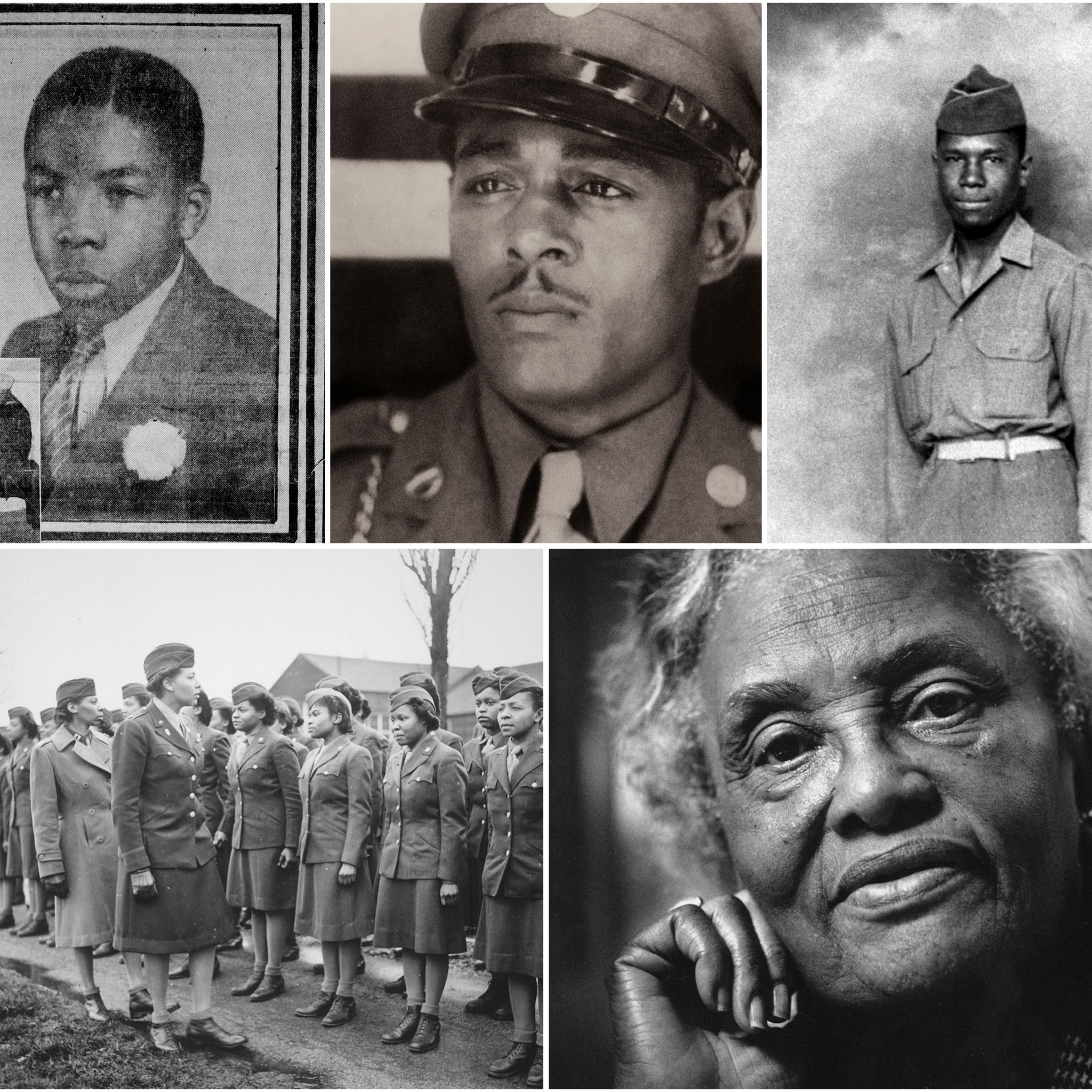 Julius Ellsberry, Edward A. Carter, Medgar Evers, Charity Adams, Dovey Johnson Roundtree