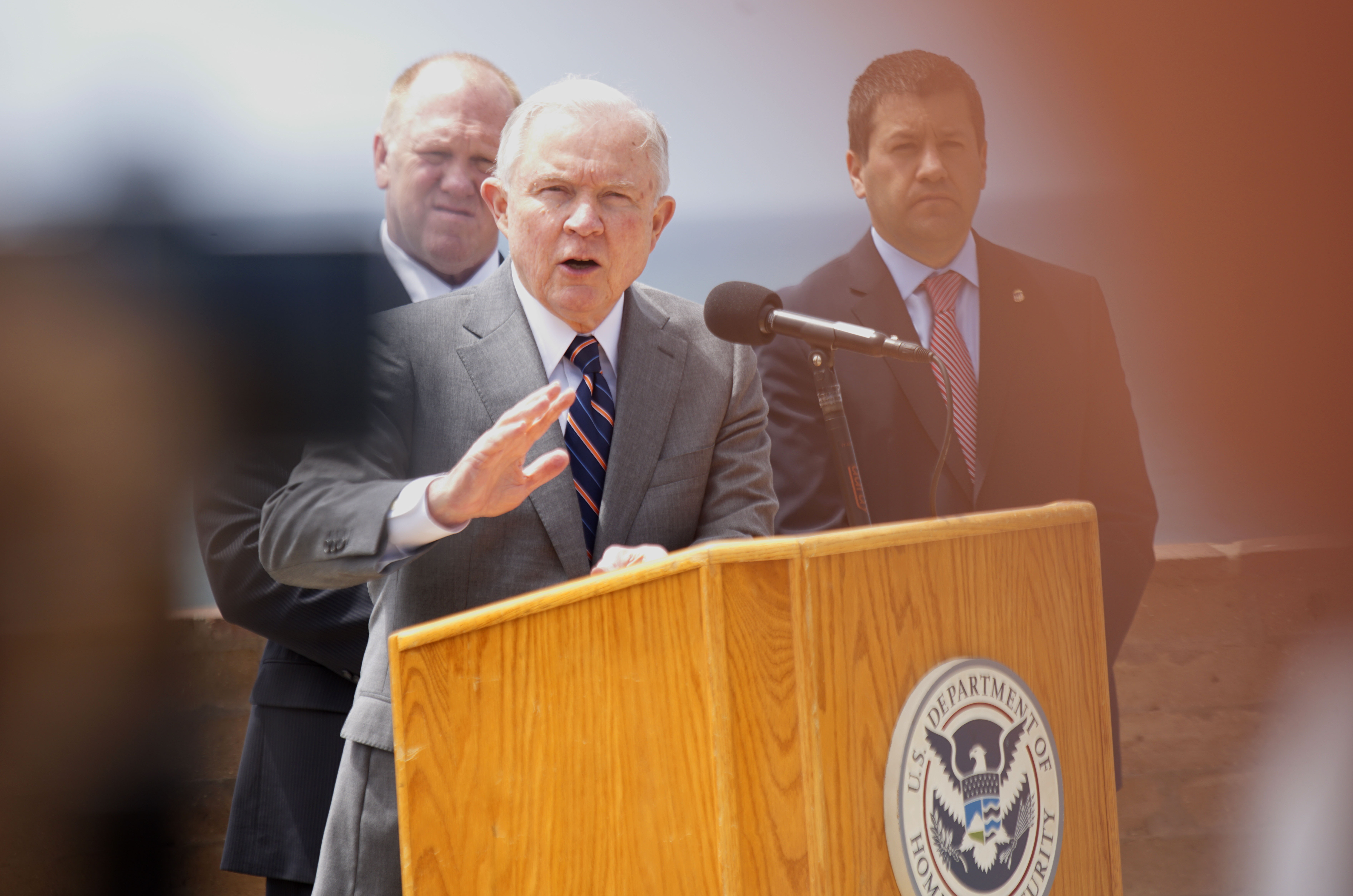 AG Jeff Sessions Discusses Immigration Enforcement Actions At US-Mexico Border