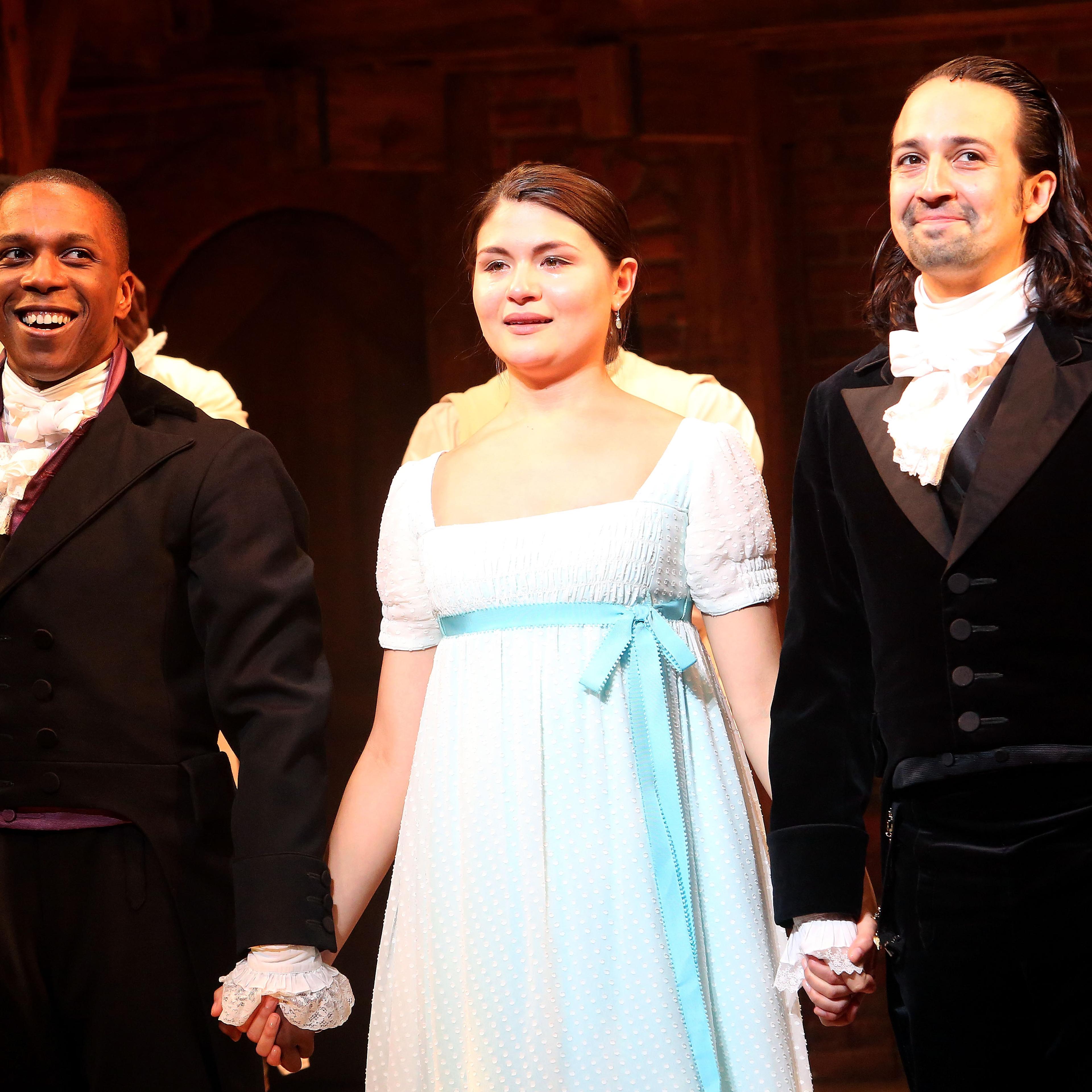 "Hamilton" on Broadway at The Richard Rogers Theatre in New York City on July 9, 2016.
