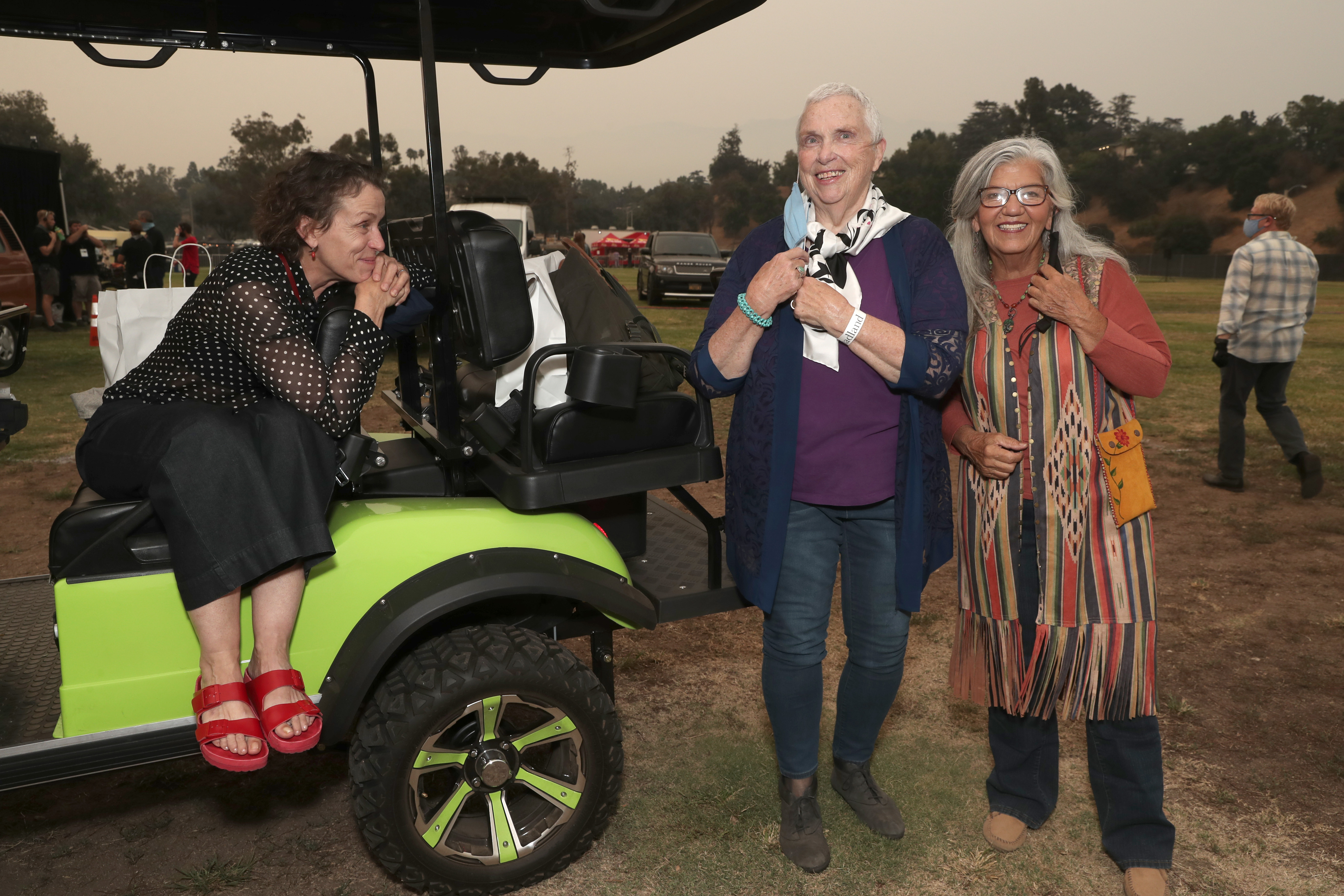 Searchlight's Nomadland Telluride from Los Angeles Drive In Premiere