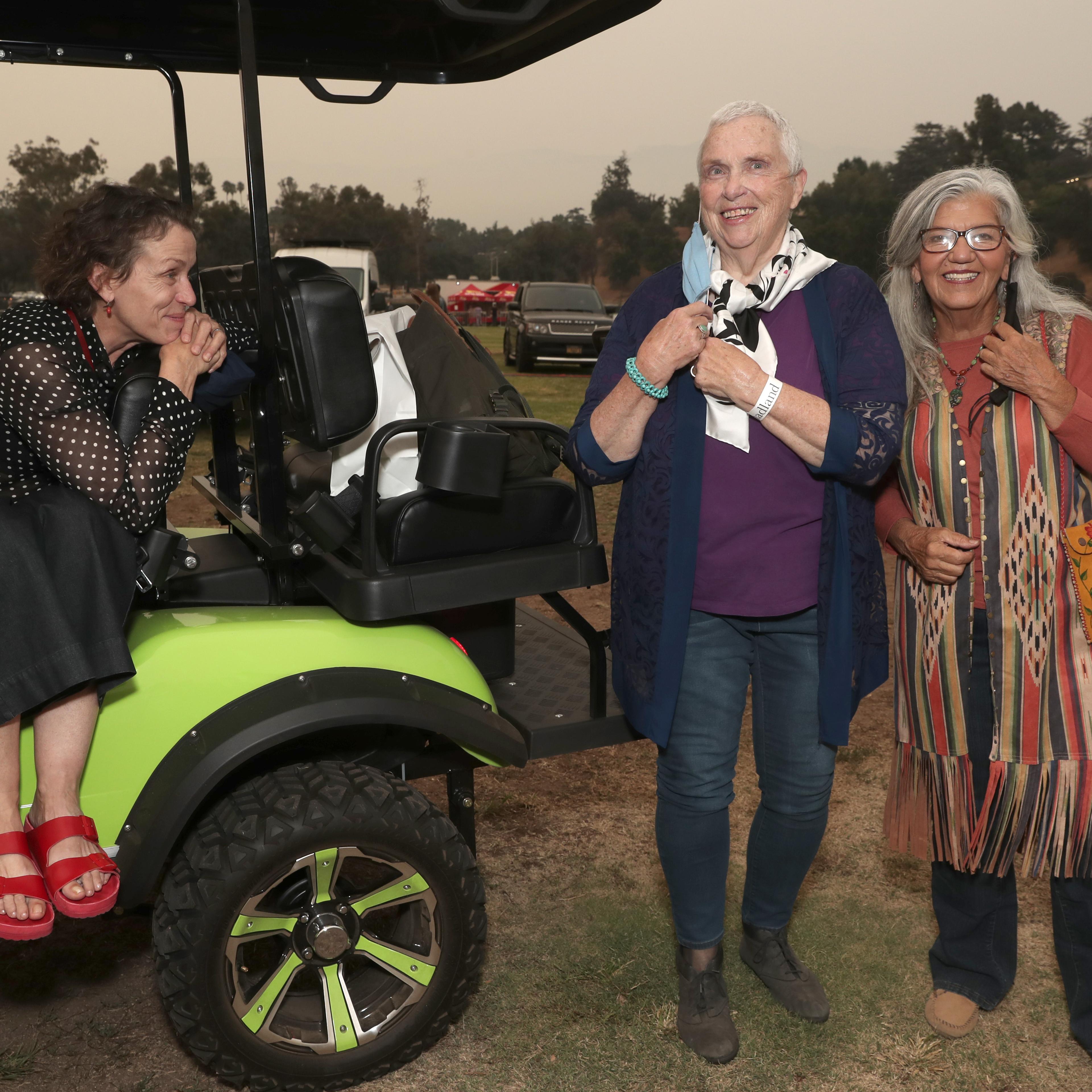 Searchlight's Nomadland Telluride from Los Angeles Drive In Premiere