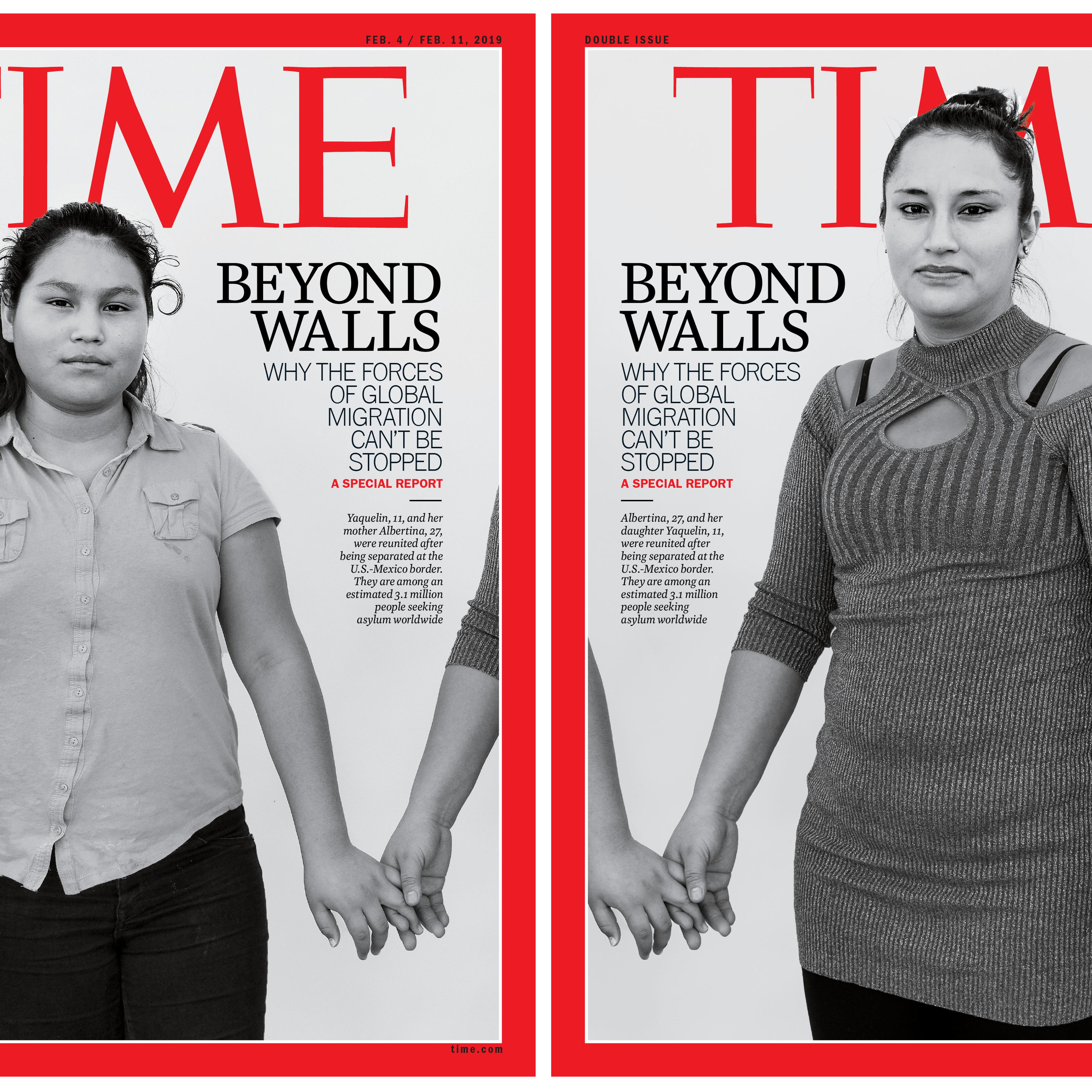 Beyond Walls Global Migration Time Magazine Cover