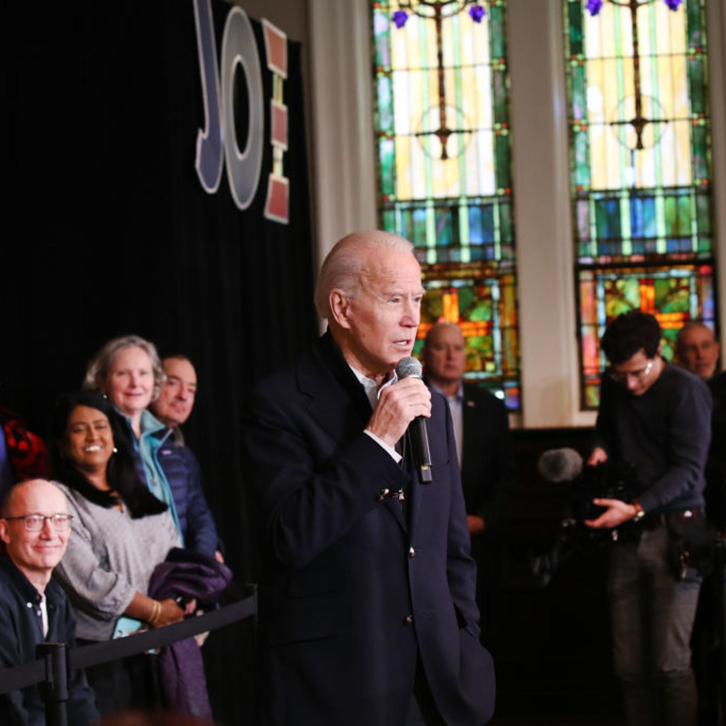 Presidential Candidate Joe Biden Campaigns In New Hampshire