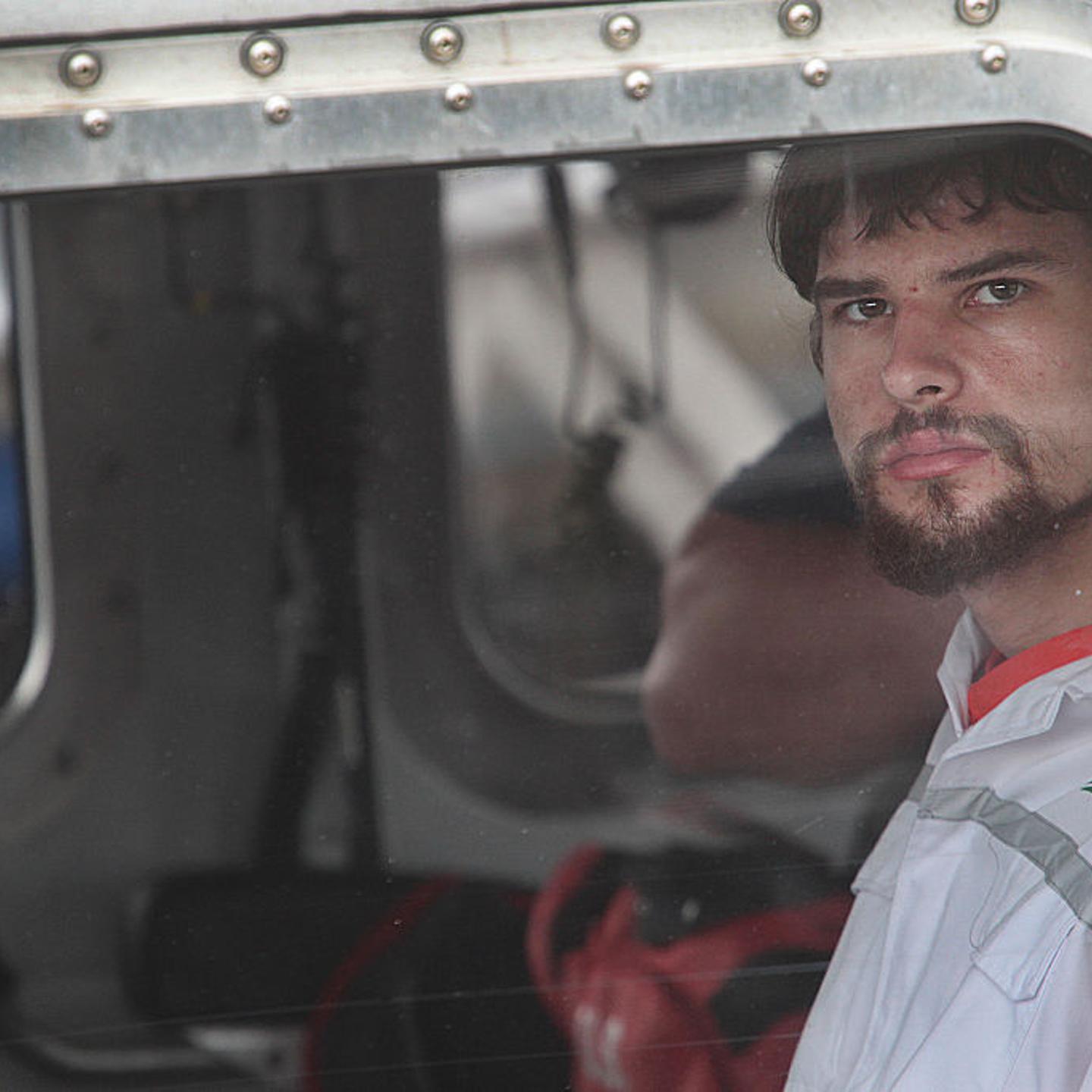 Nathan Carman photographed shortly after his 2016 rescue in the Atlantic Ocean