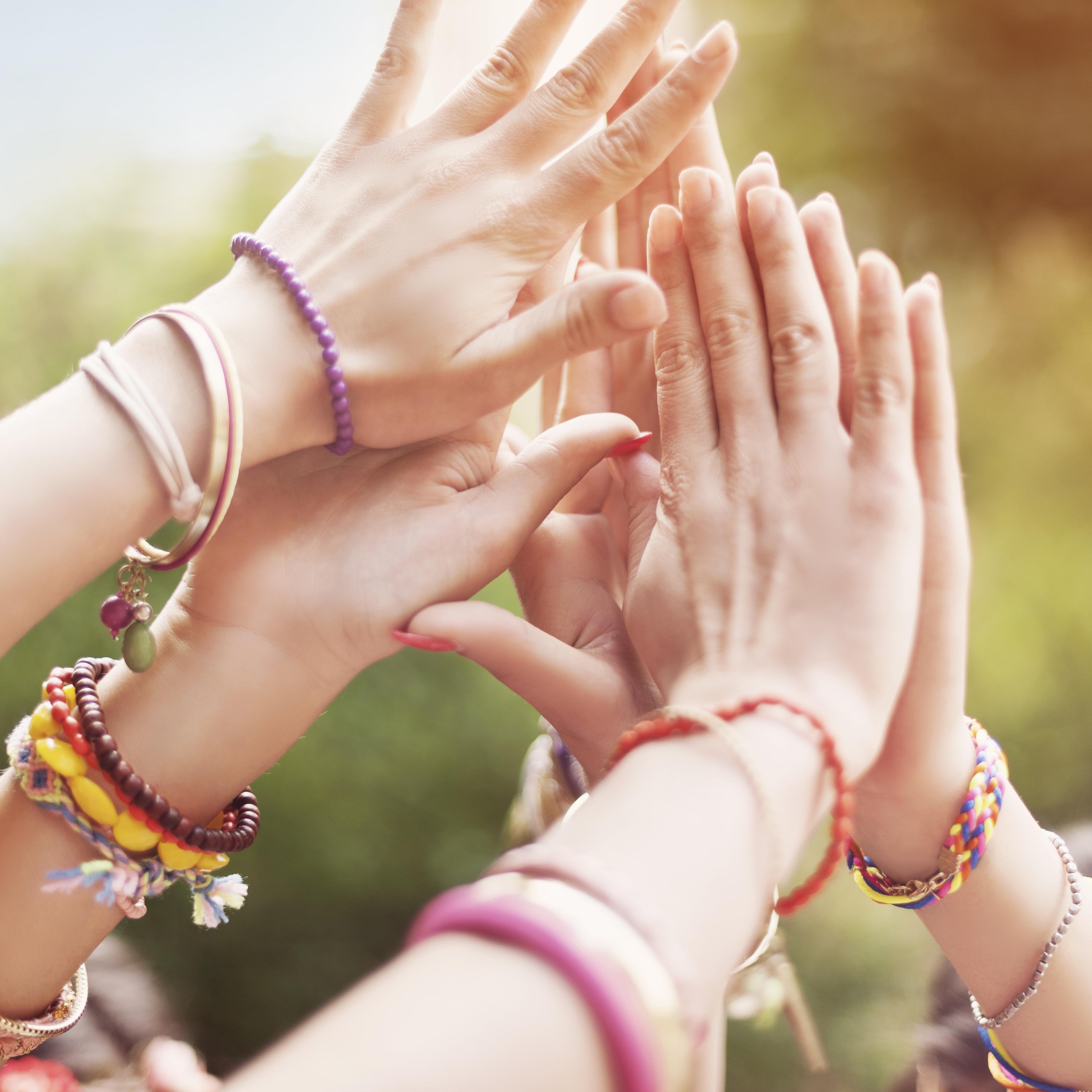 female-hands-together
