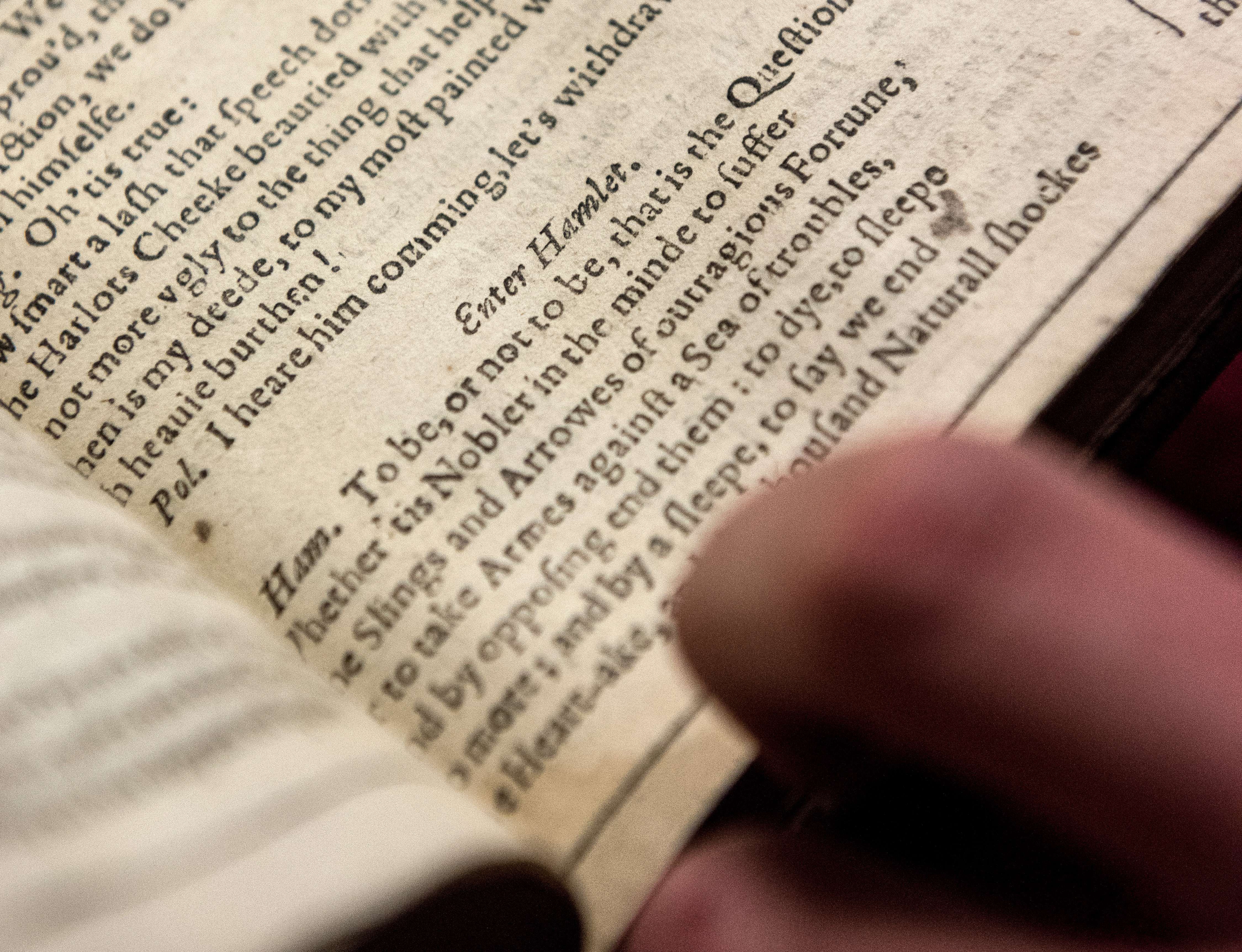 shakespeare first folio scotland