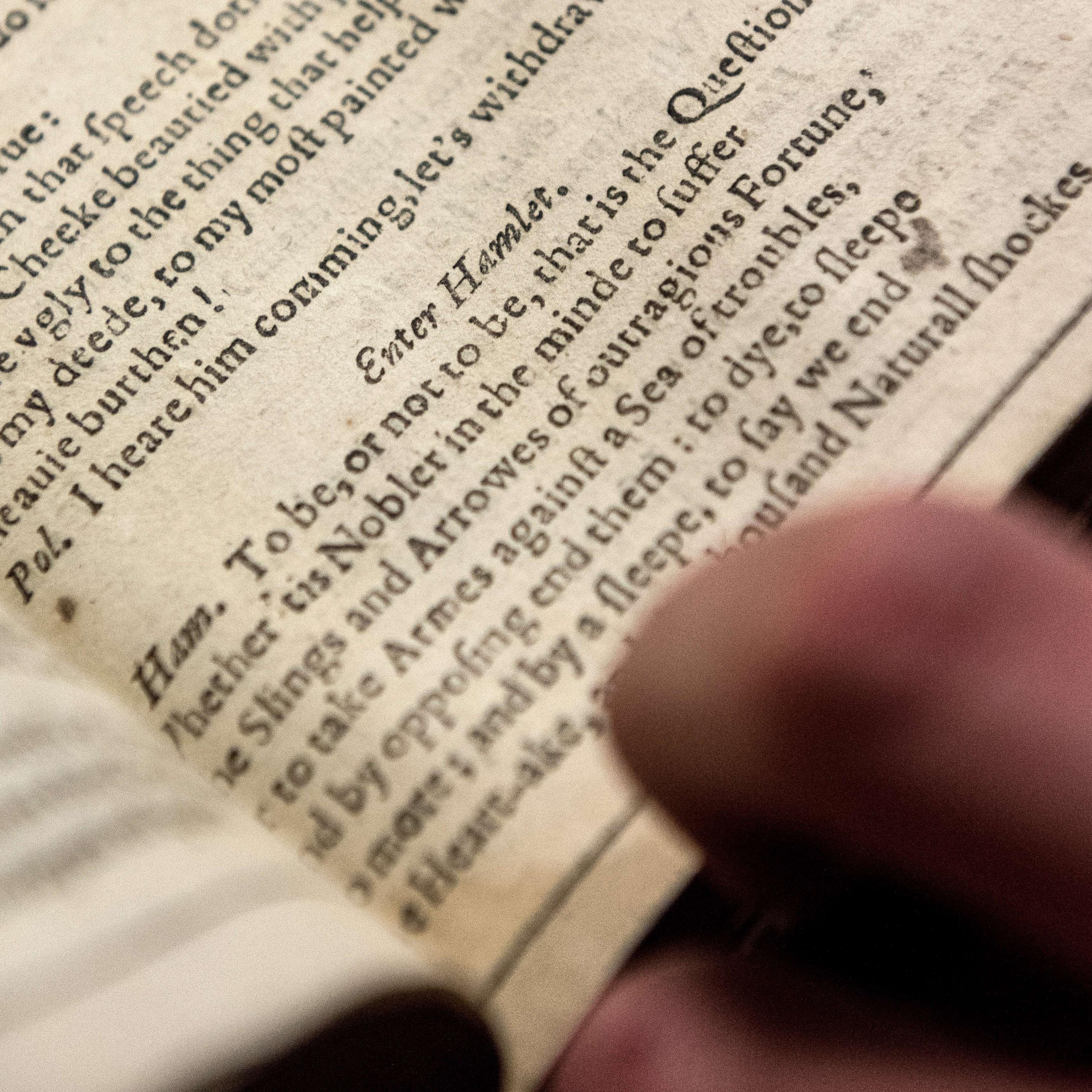 shakespeare first folio scotland