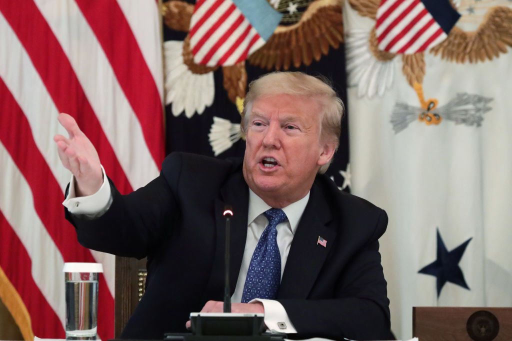 President Trump Meets With His Cabinet At The White House