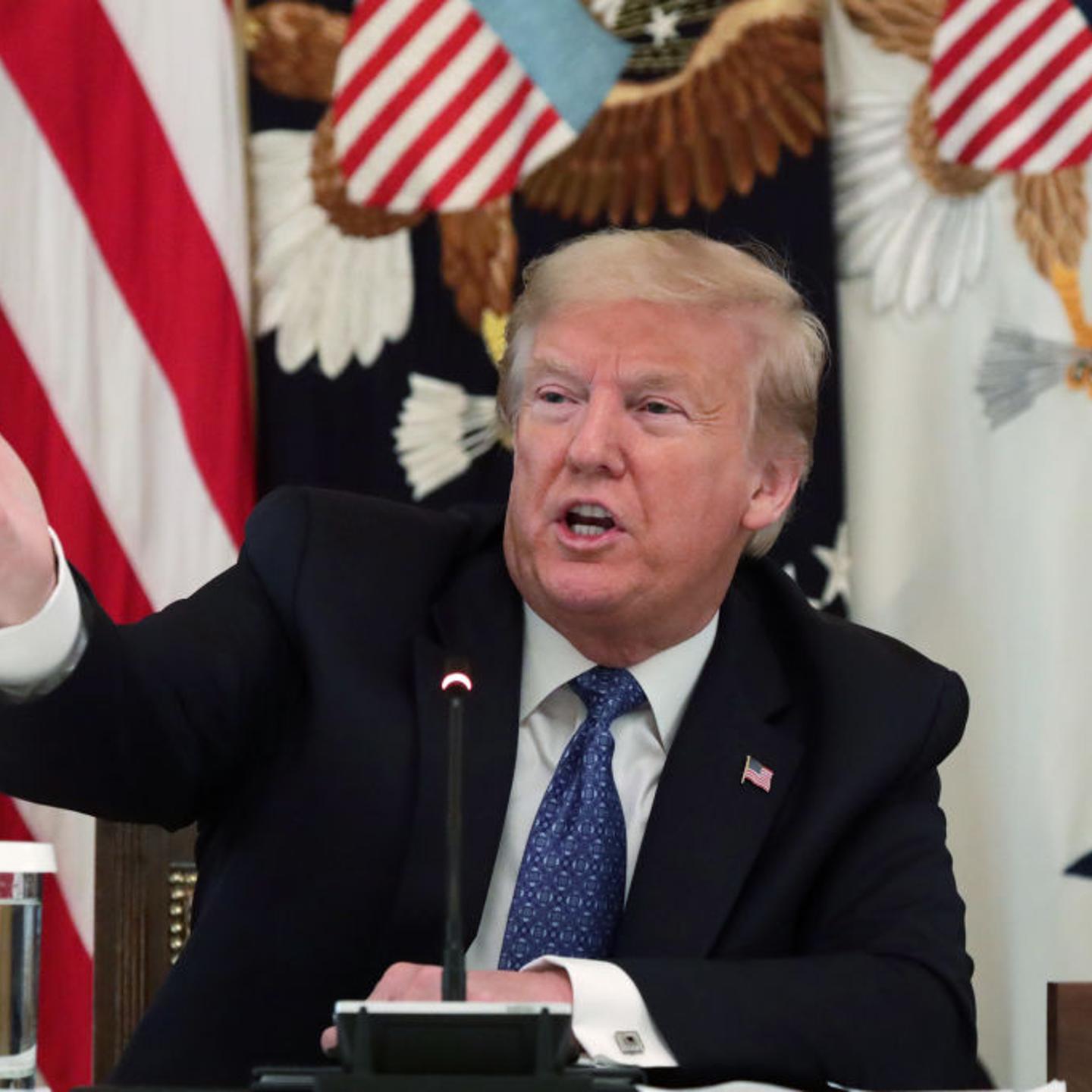 President Trump Meets With His Cabinet At The White House