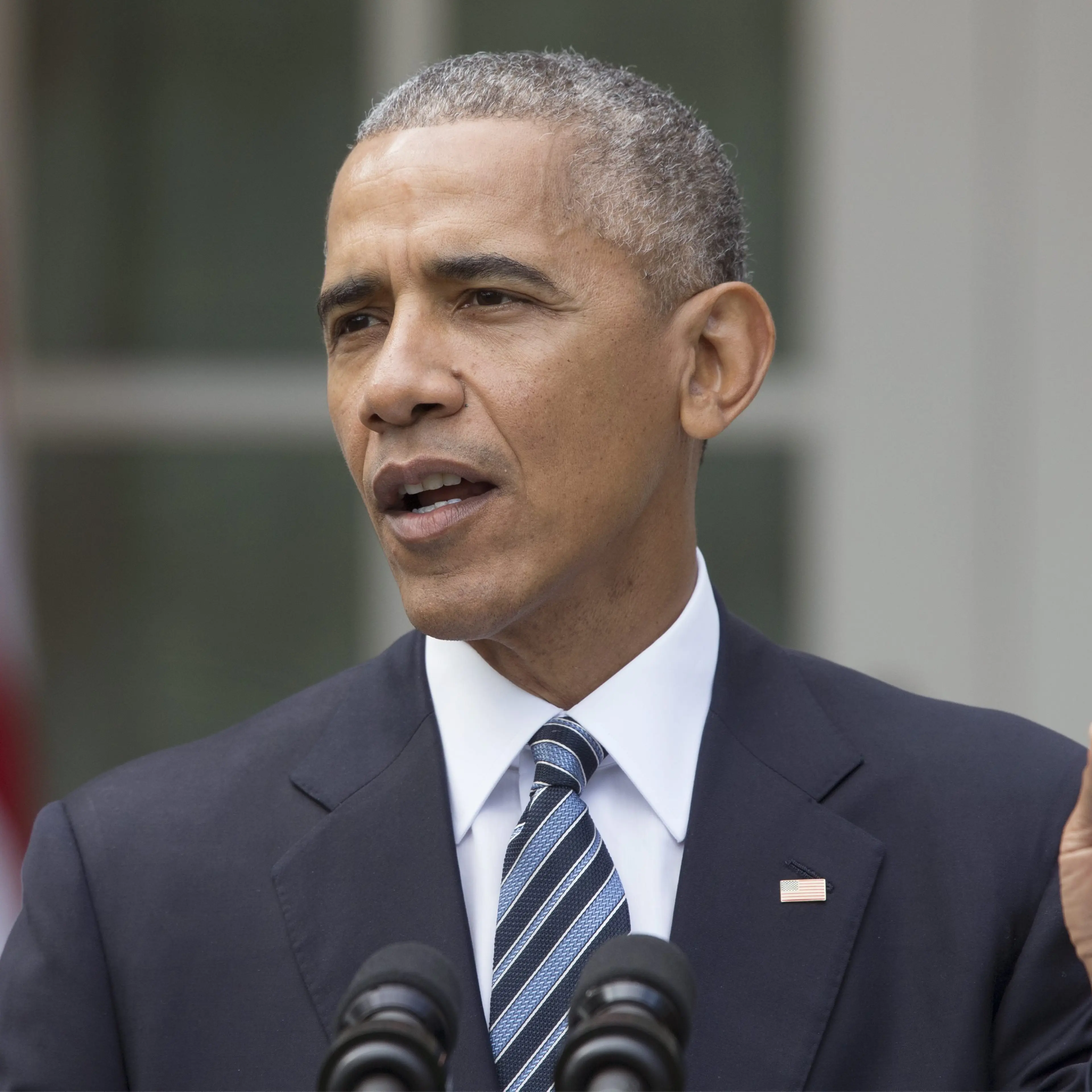 US President Barack Obama delivers remarks on the victory of President-elect Republican Donald Trump in the 2016 election