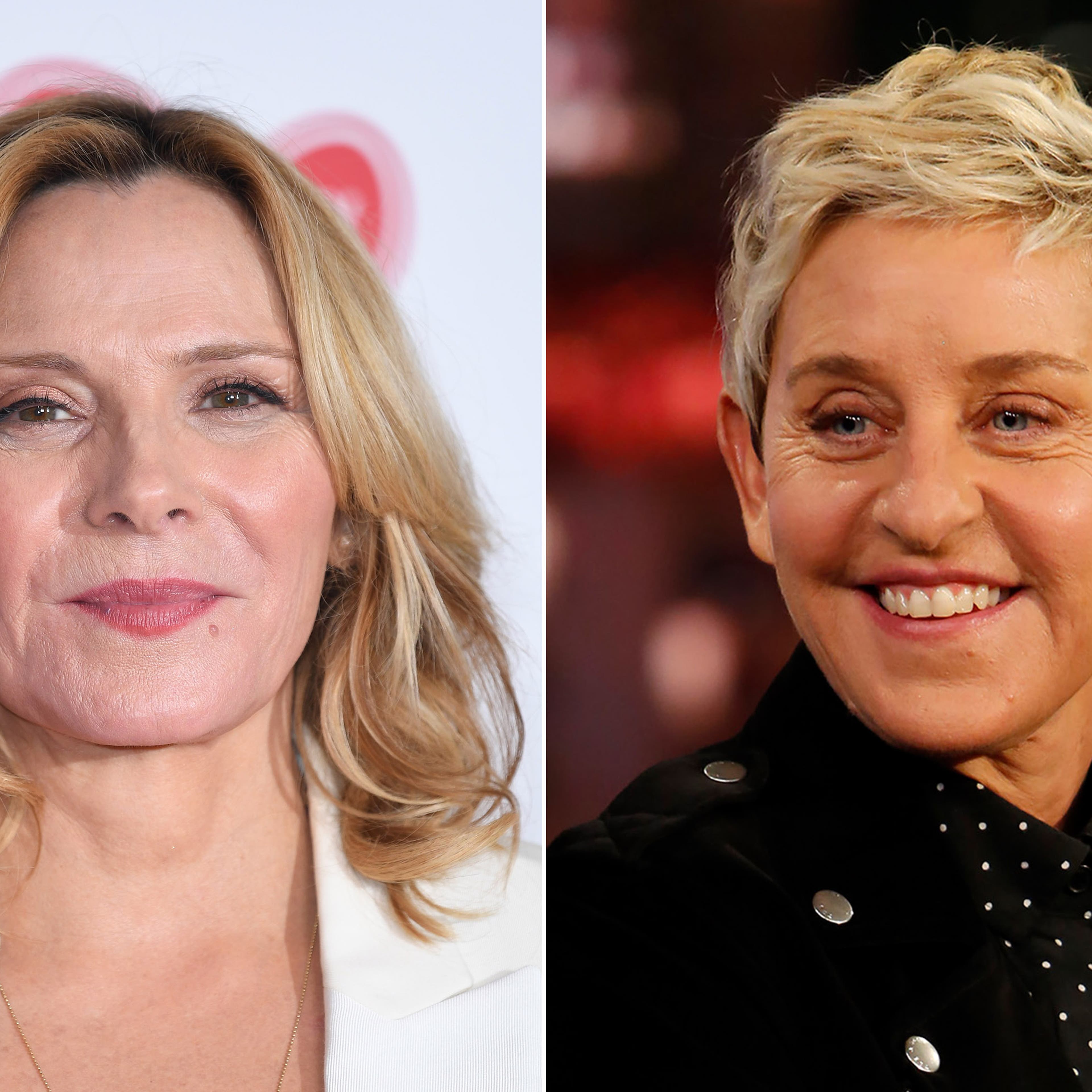 Kim Cattrall and Ellen Degeneres