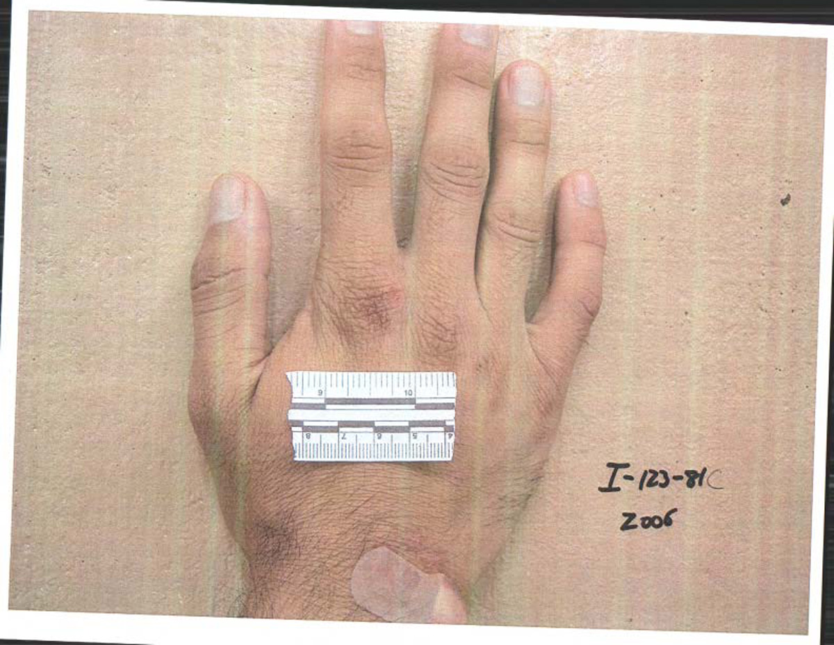 one of 200 images of Guantanamo Bay prisoners released by the US department of defense