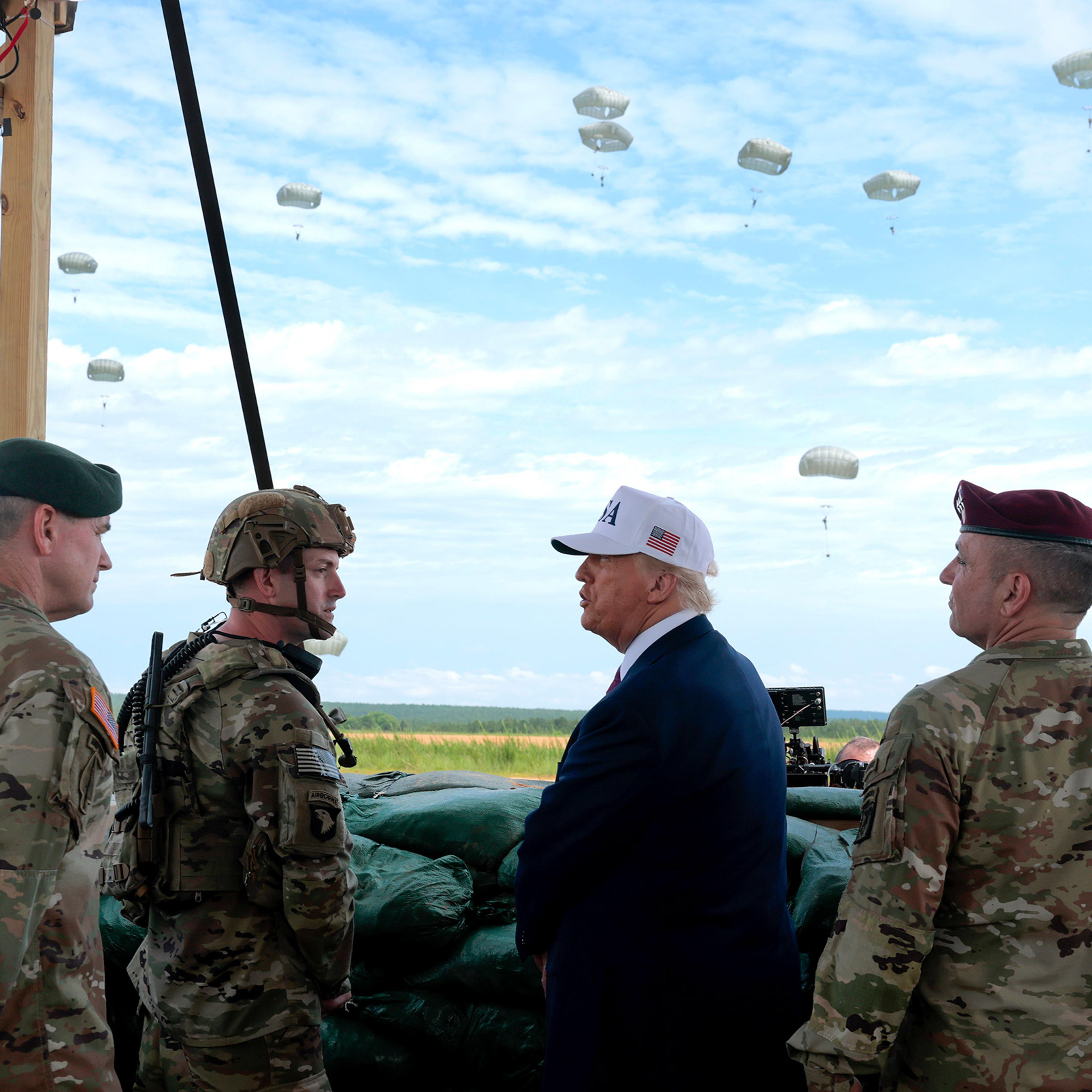 Trump troops