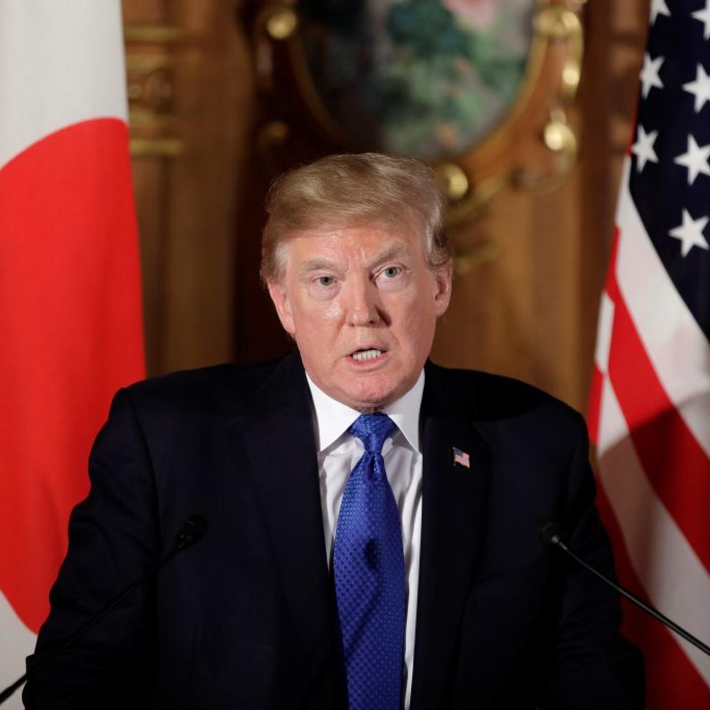 US President Trump meets Japanese PM Abe in Tokyo