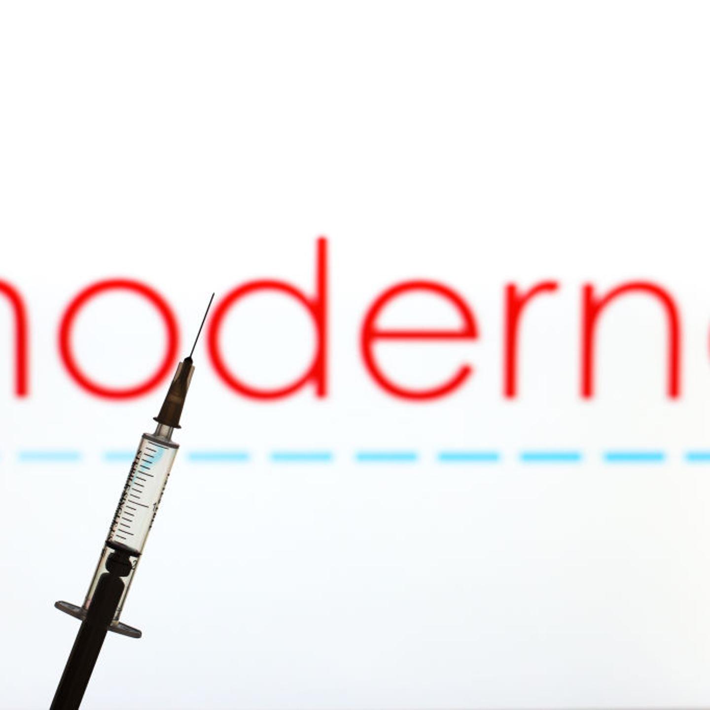 In this photo illustration a medical syringe is seen in