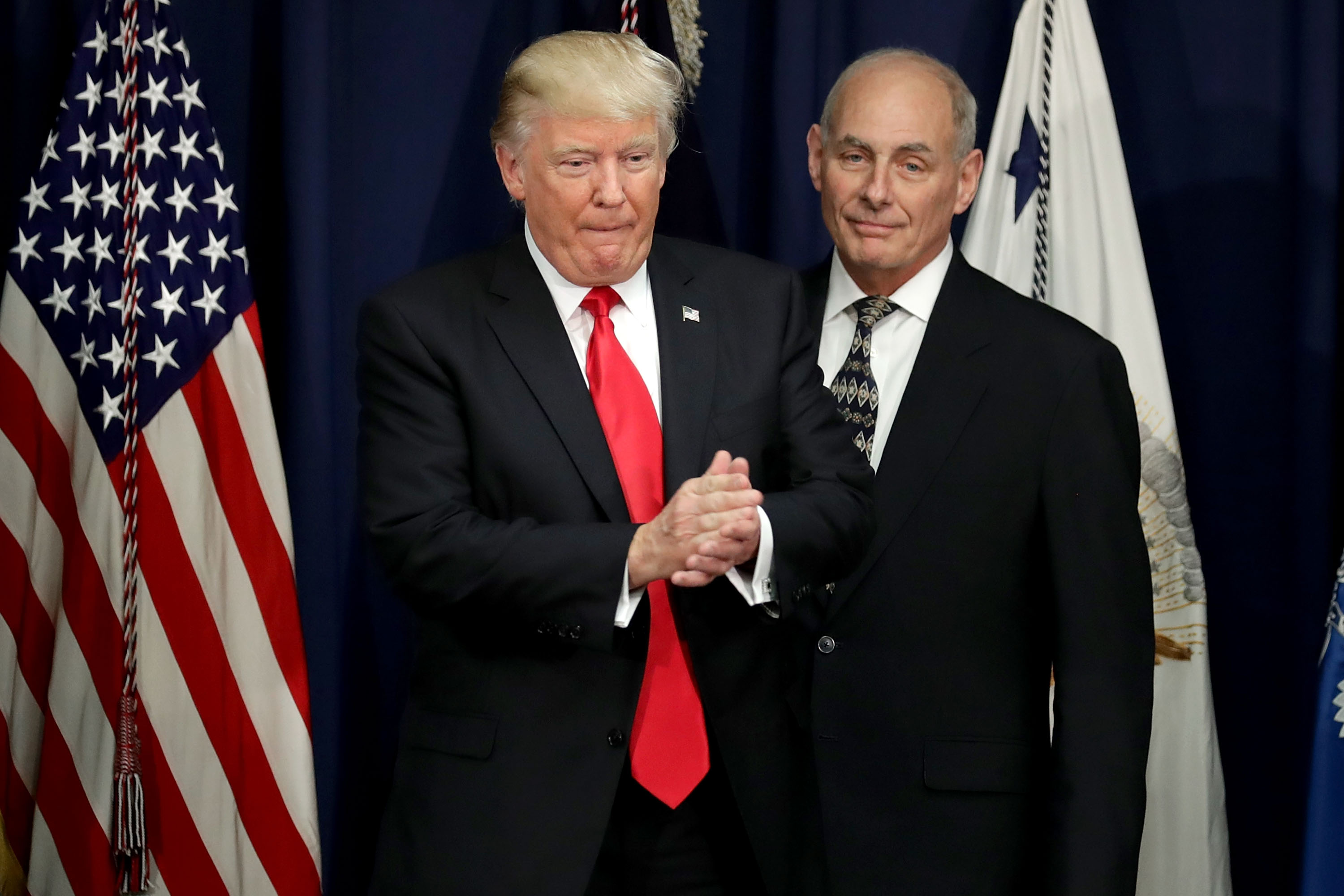 President Trump Visits Department of Homeland Security