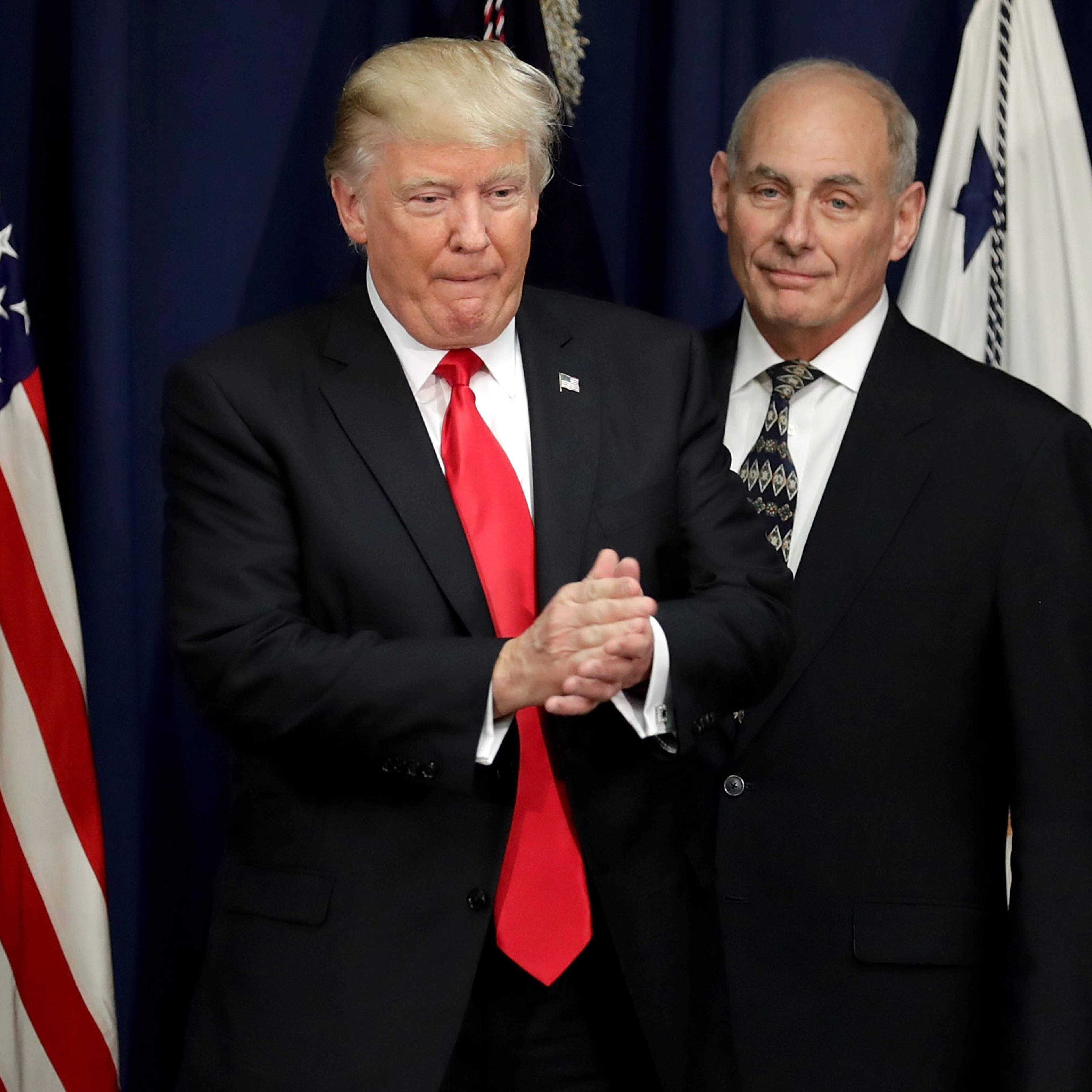 President Trump Visits Department of Homeland Security