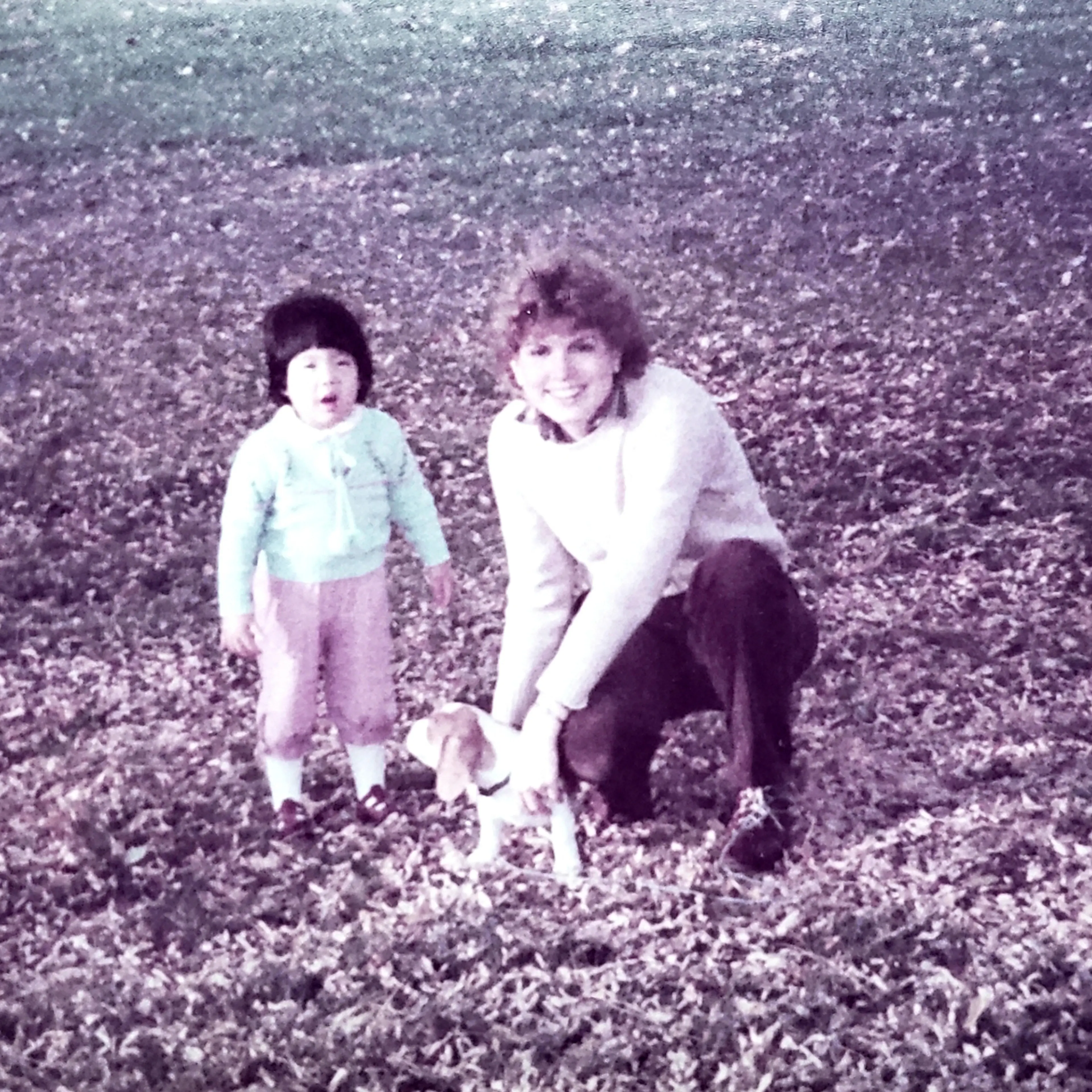 The author and her mother, photographed in Oregon in the 1980s.