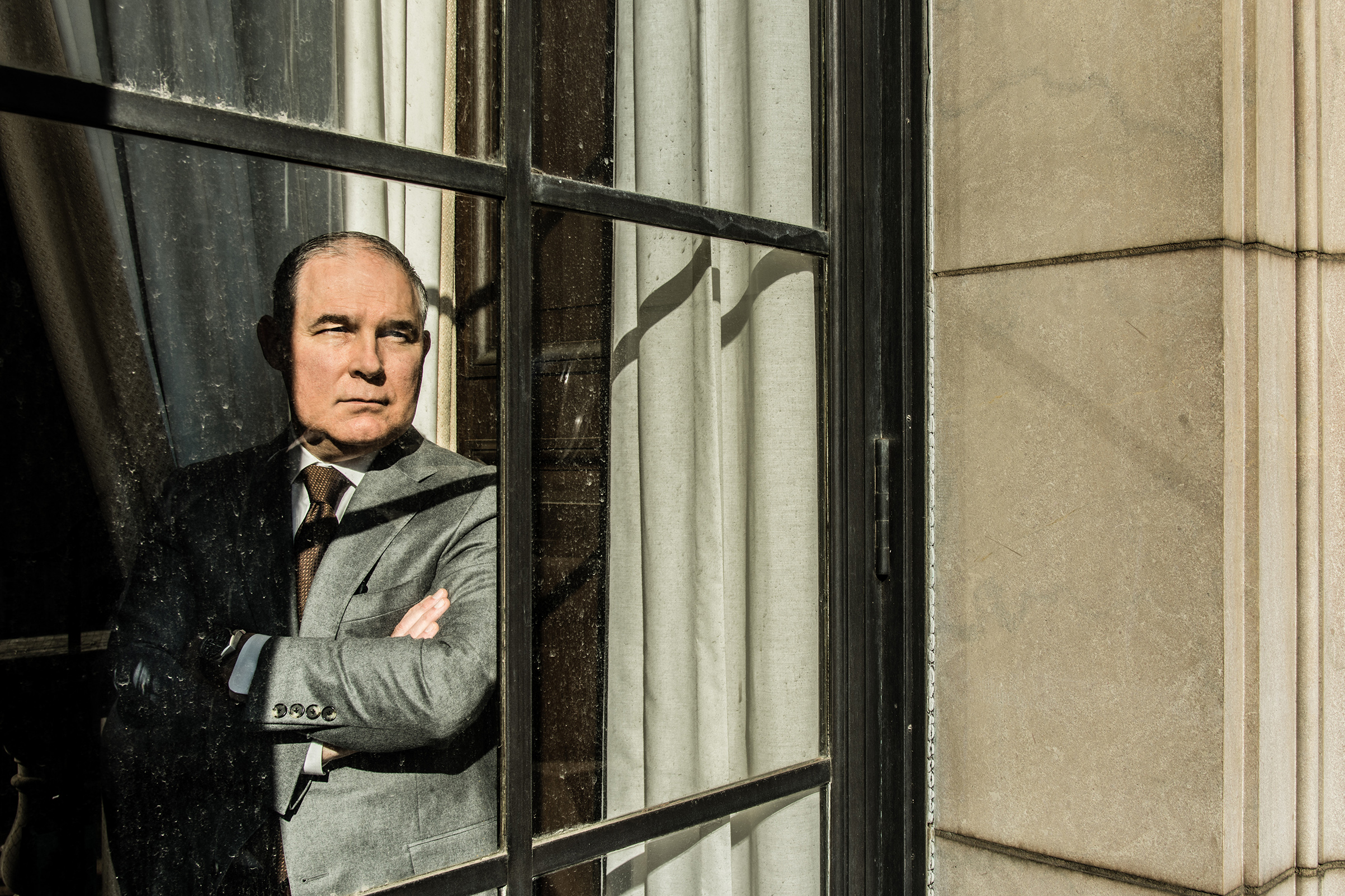 Scott Pruitt Administrator of the Environmental Protection Agency at the EPA Headquarters in Washington, DC on October 18, 2017.