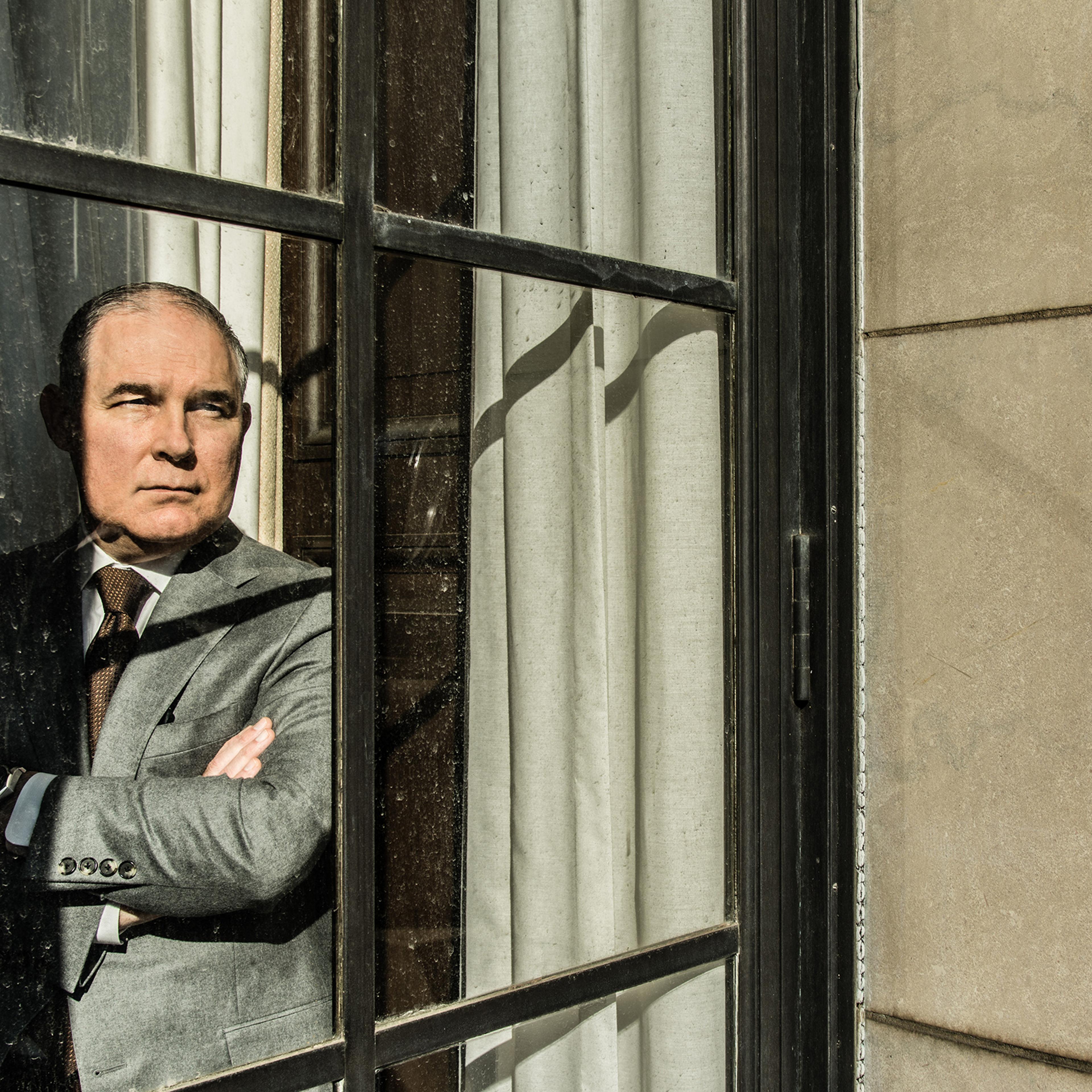 Scott Pruitt Administrator of the Environmental Protection Agency at the EPA Headquarters in Washington, DC on October 18, 2017.
