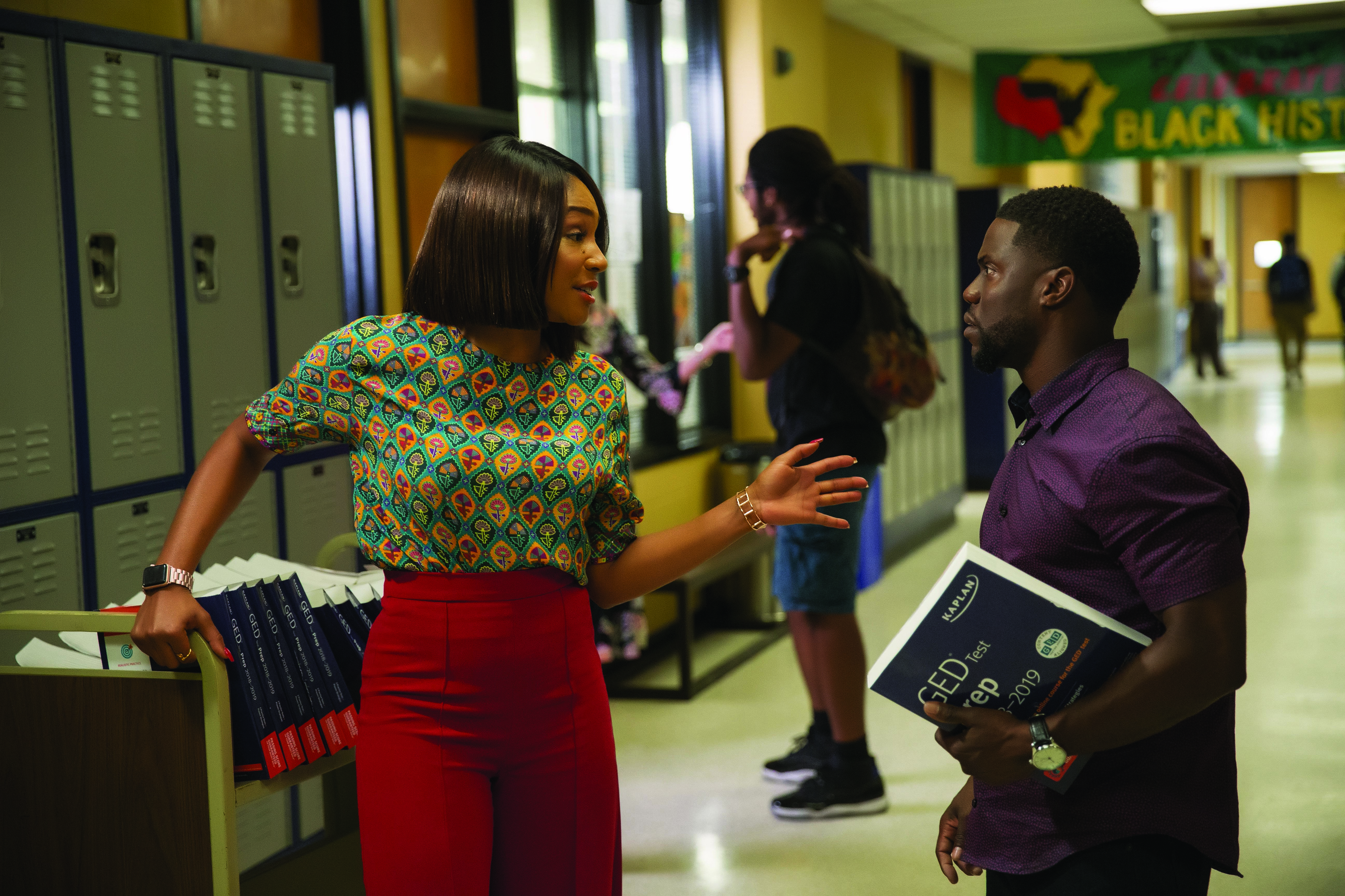 Haddish and Hart spar as a mismatched teacher and student