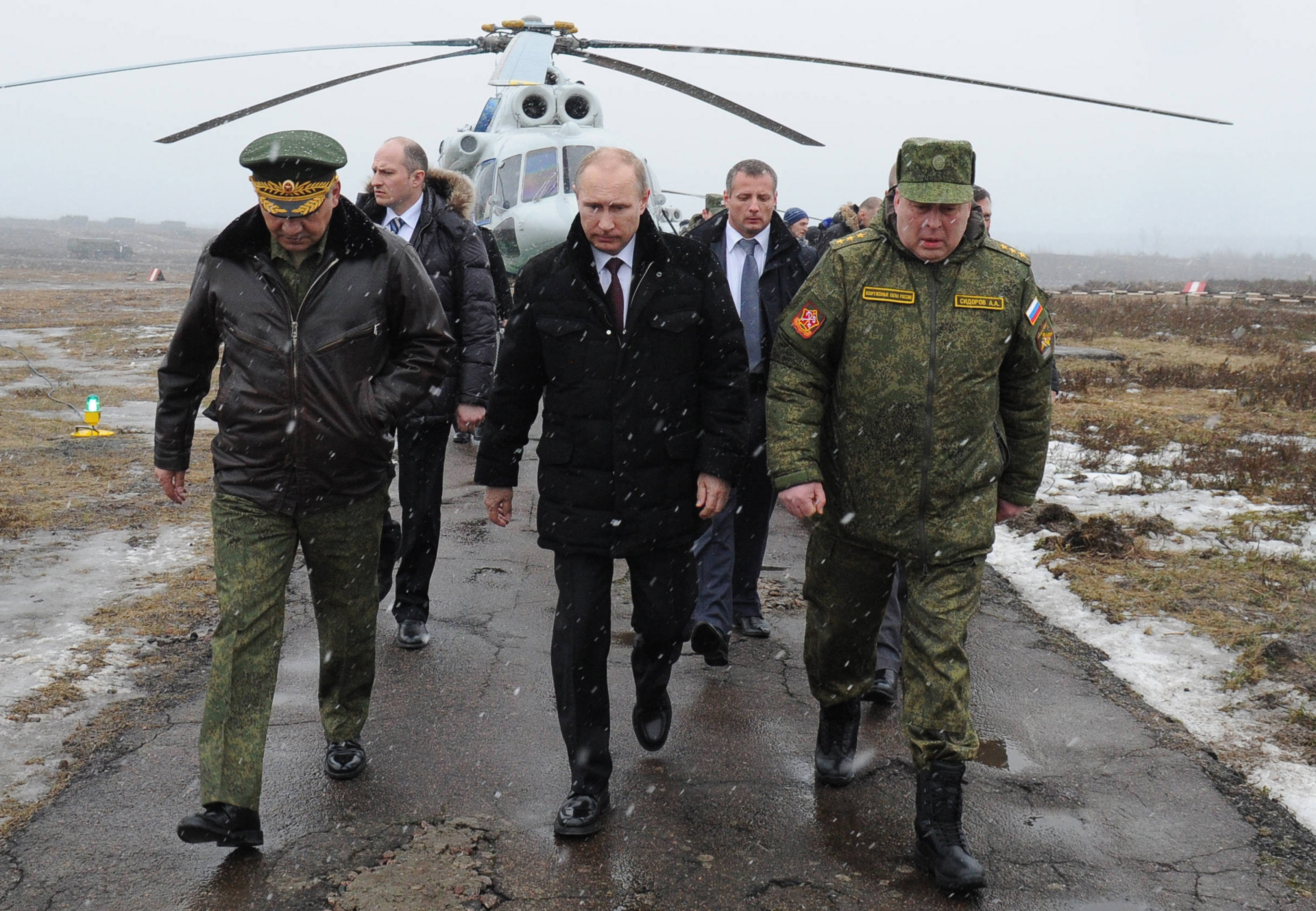 Drill of Russian Army