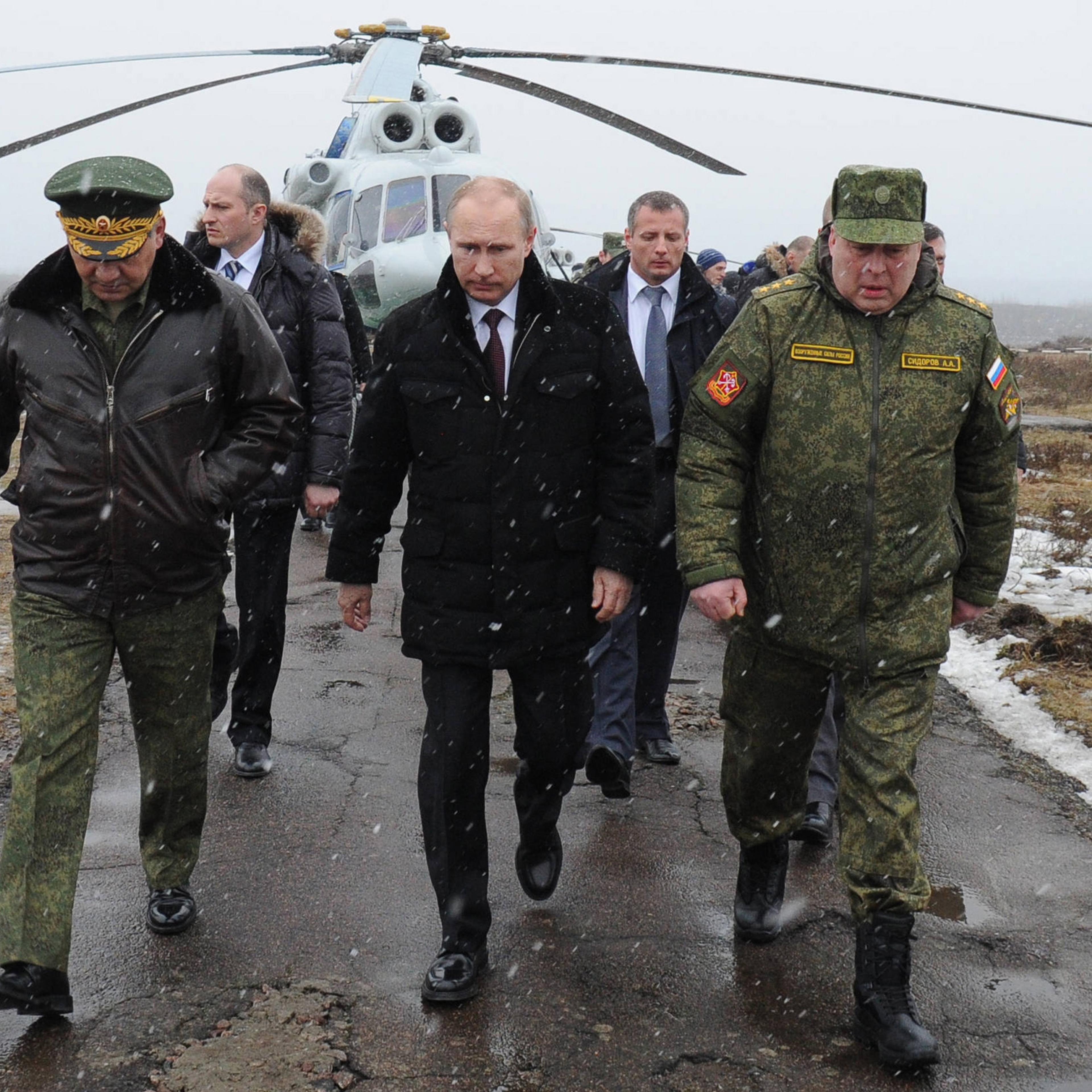 Drill of Russian Army