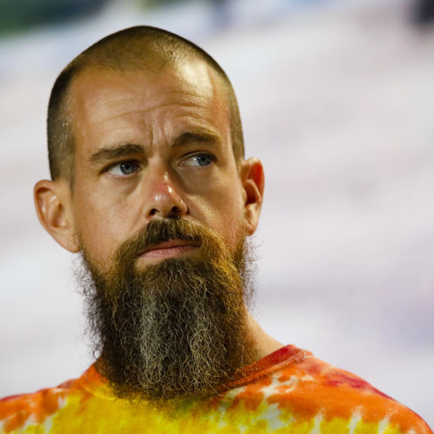 Jack Dorsey, co-founder and chief executive officer of Twitter Inc. and Square Inc., listens during the Bitcoin 2021 conference in Miami, Florida, U.S., on Friday, June 4, 2021.