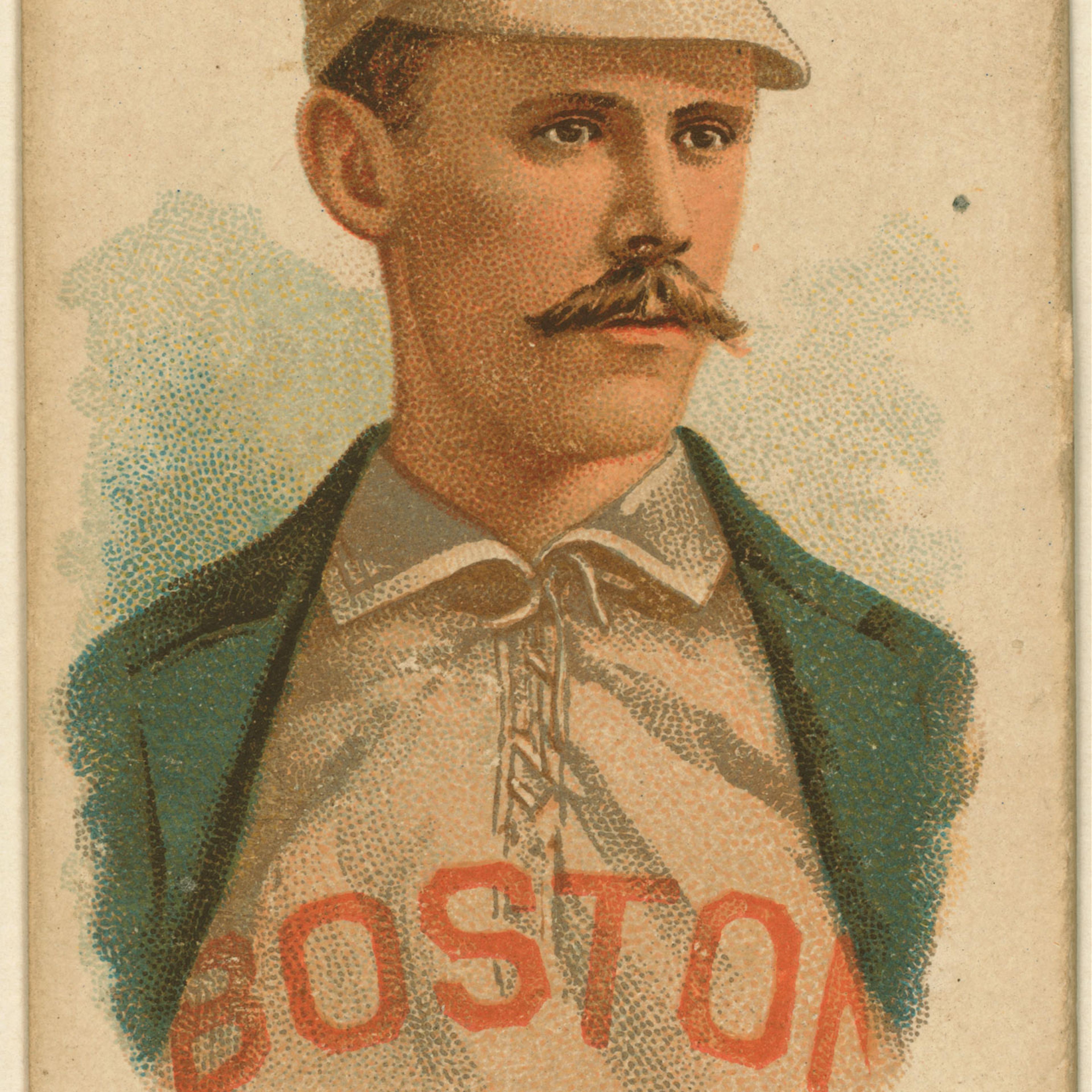 John Clarkson, Boston Beaneaters, baseball card, 1887.