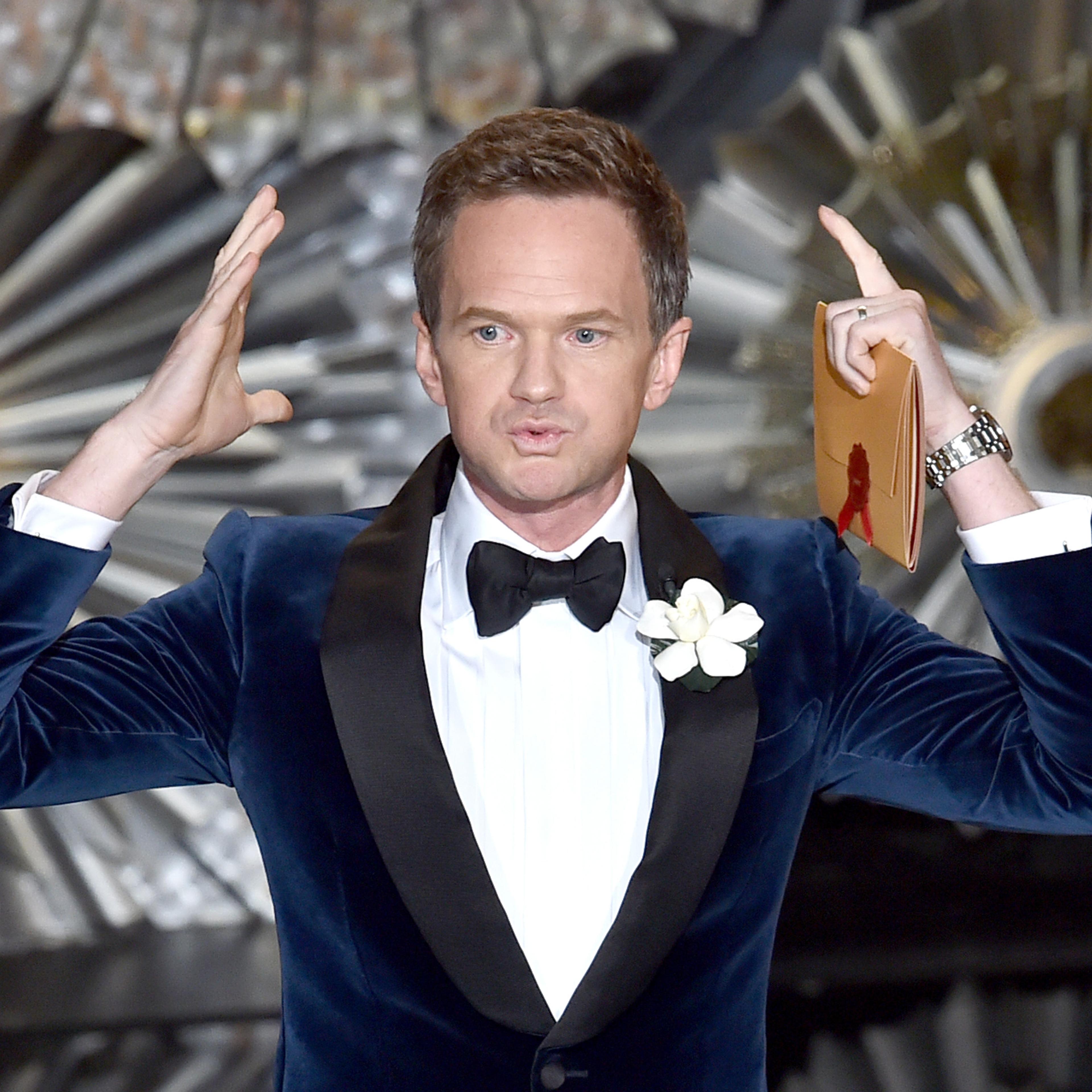 onstage during the 87th Annual Academy Awards at Dolby Theatre on February 22, 2015 in Hollywood, California.