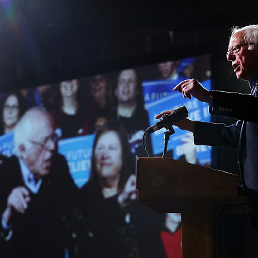 Bernie Sanders Holds Super Tuesday Campaign Rally In Vermont