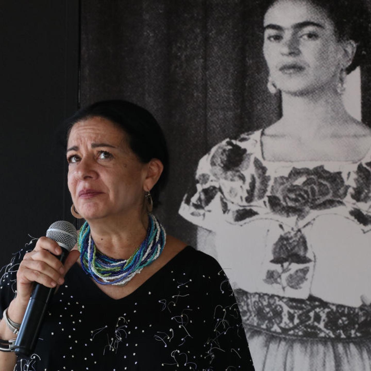 Cristina Kahlo, great-niece of Frida Kahlo and curator