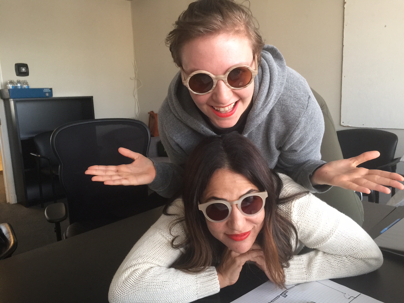 Lena Dunham and Jenni Konner