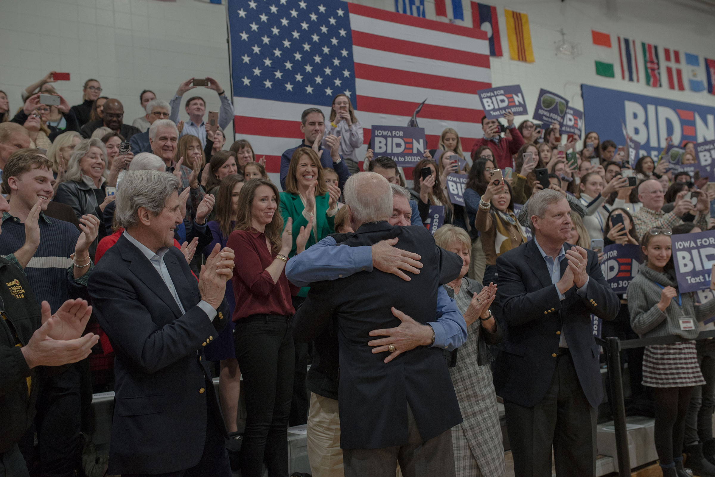 Joe Biden at a Town Hall in Des Moines, IA on Feb. 2, 2020.