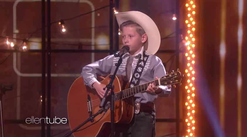 walmart yodeling kid on ellen deGeneres