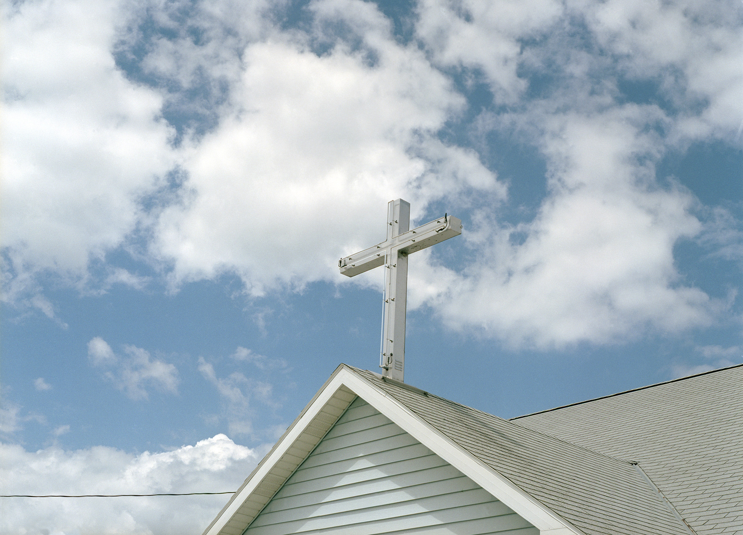 Cross on Top of a Church