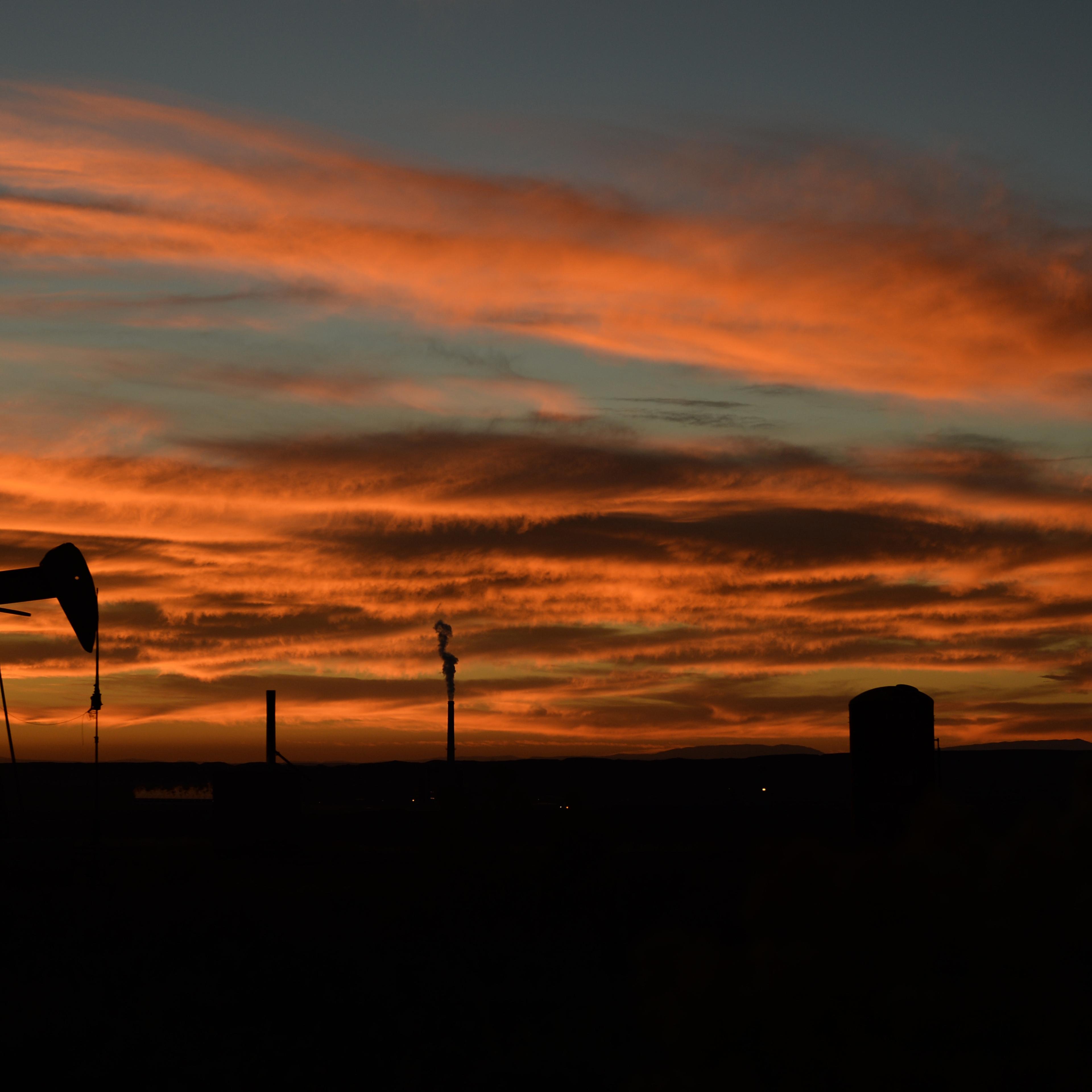 The Uintah Basin on Oct. 14, 2014, home to a large coal power plant.
