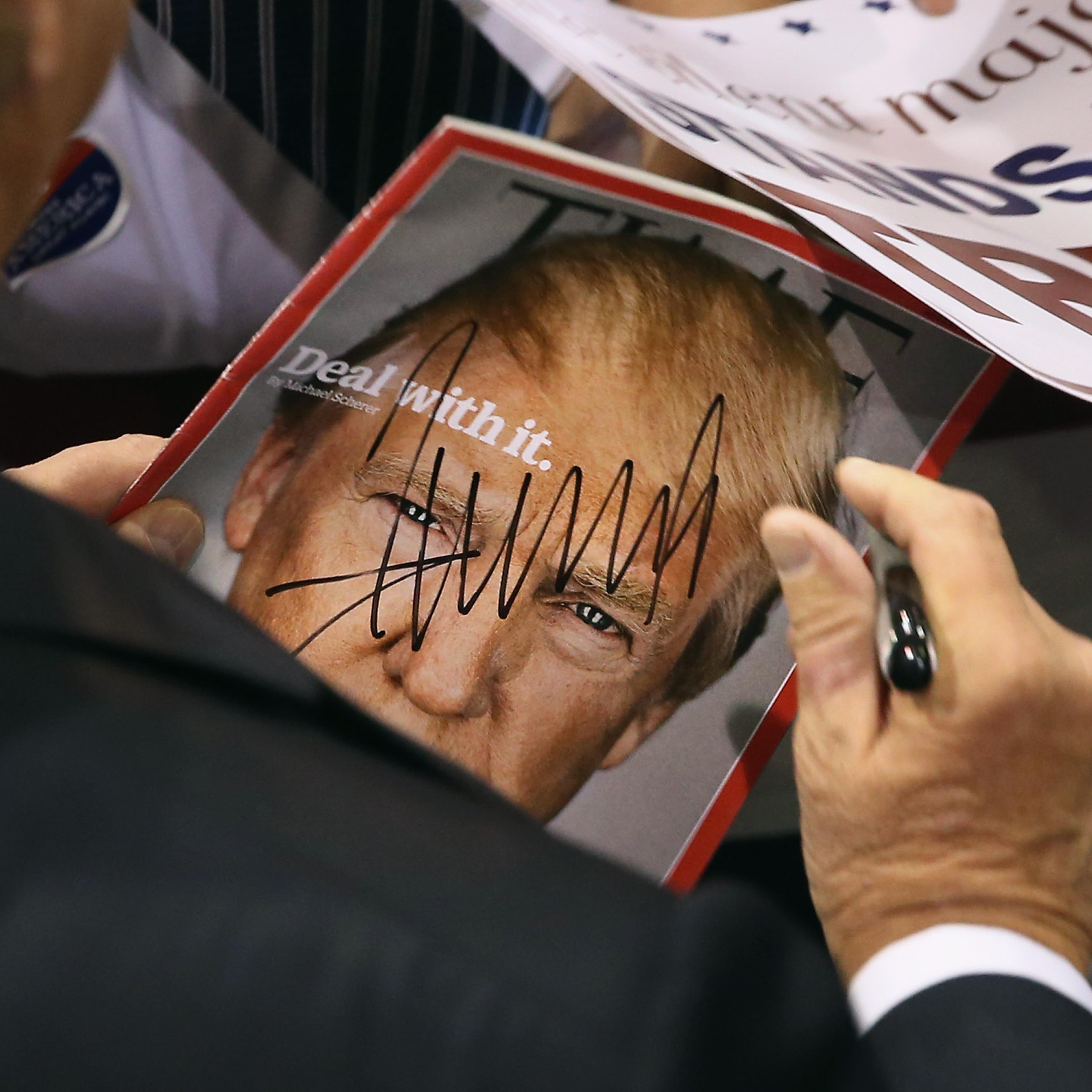 Donald Trump Holds Campaign Rally In Richmond, VA
