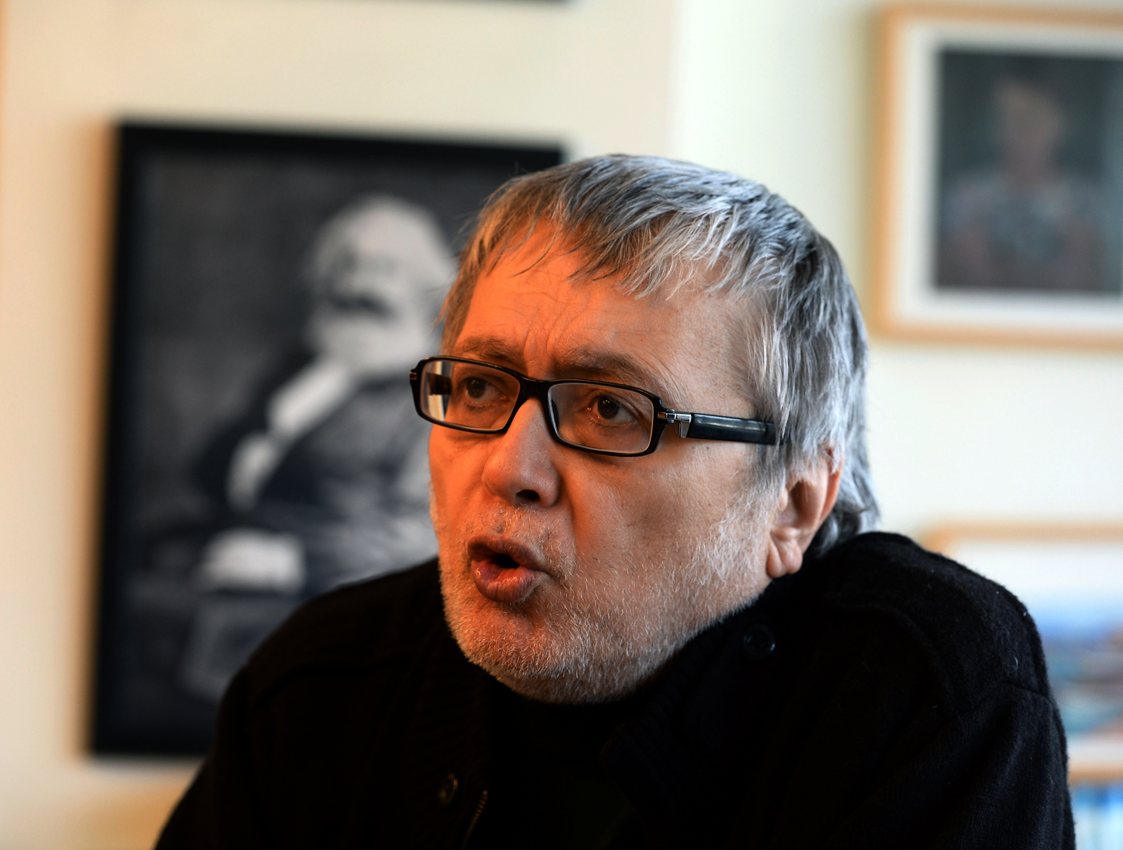 Hikmet Cetinkaya, a columnist of Cumhuriyet newspaper in Istanbul, Turkey, Jan. 14, 2015