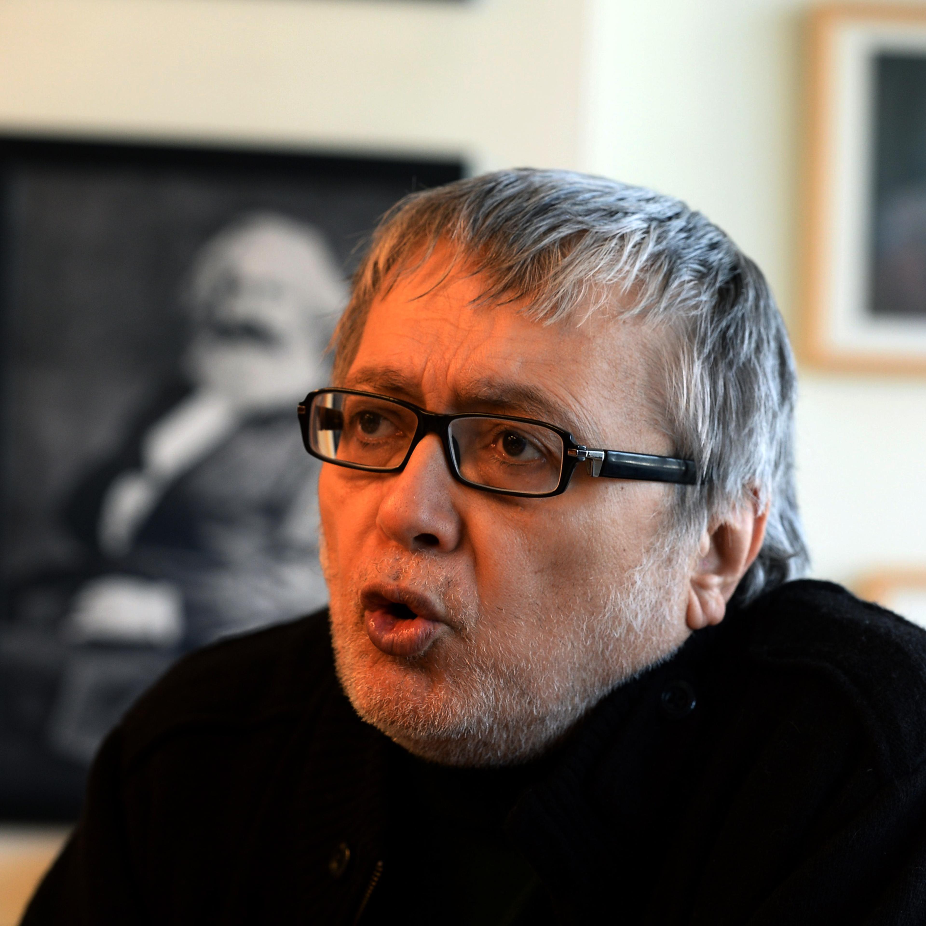 Hikmet Cetinkaya, a columnist of Cumhuriyet newspaper in Istanbul, Turkey, Jan. 14, 2015