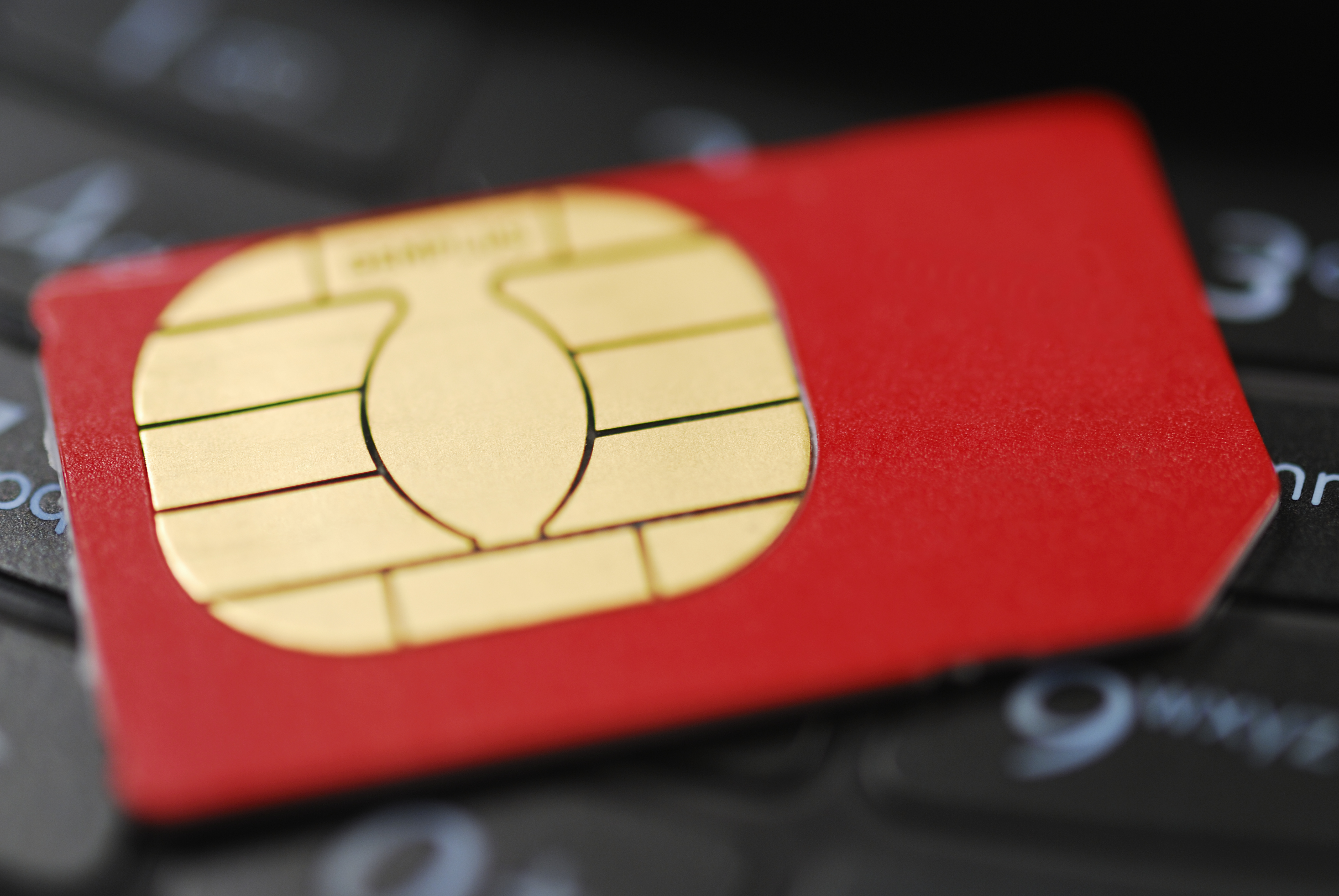 Mobile phone SIM card