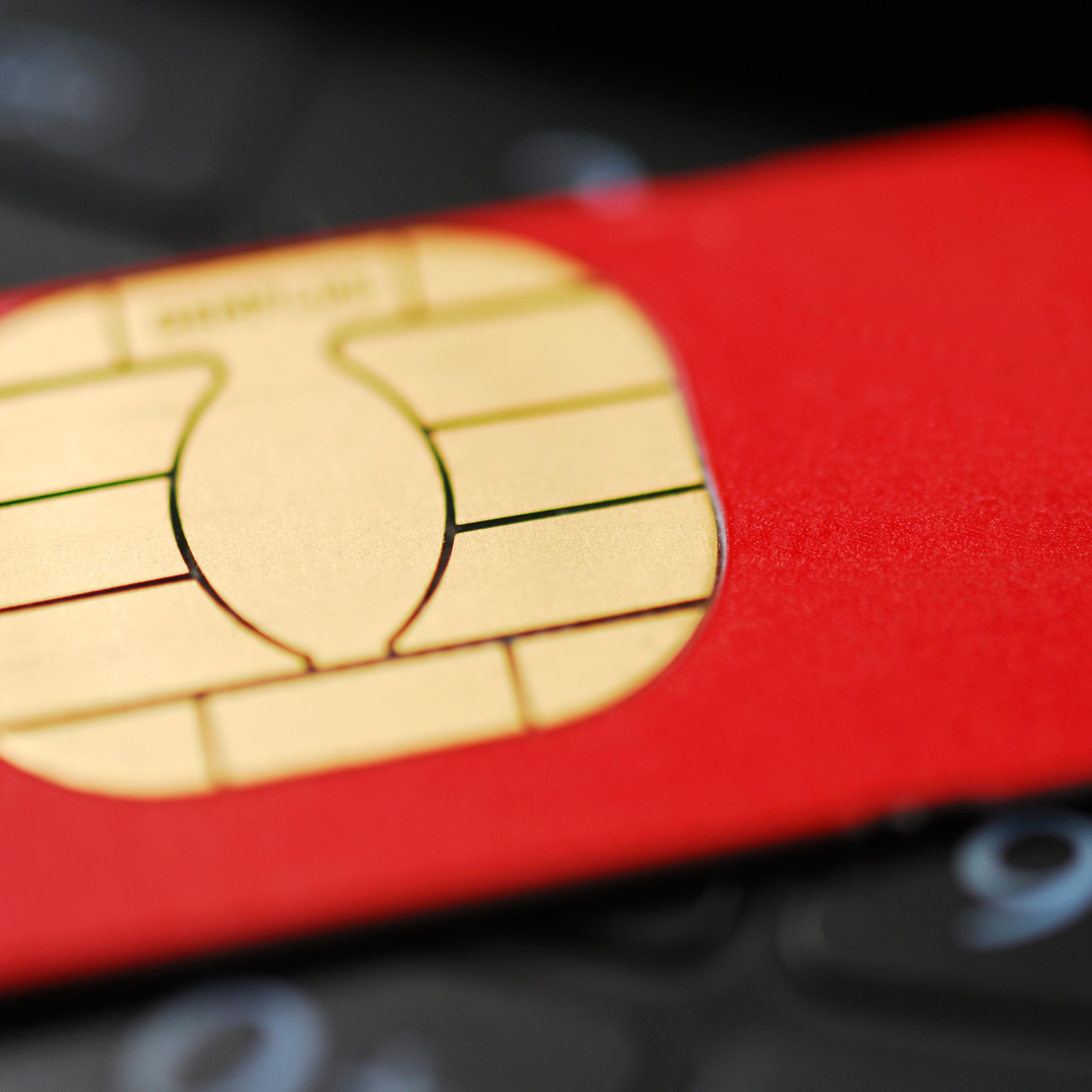 Mobile phone SIM card